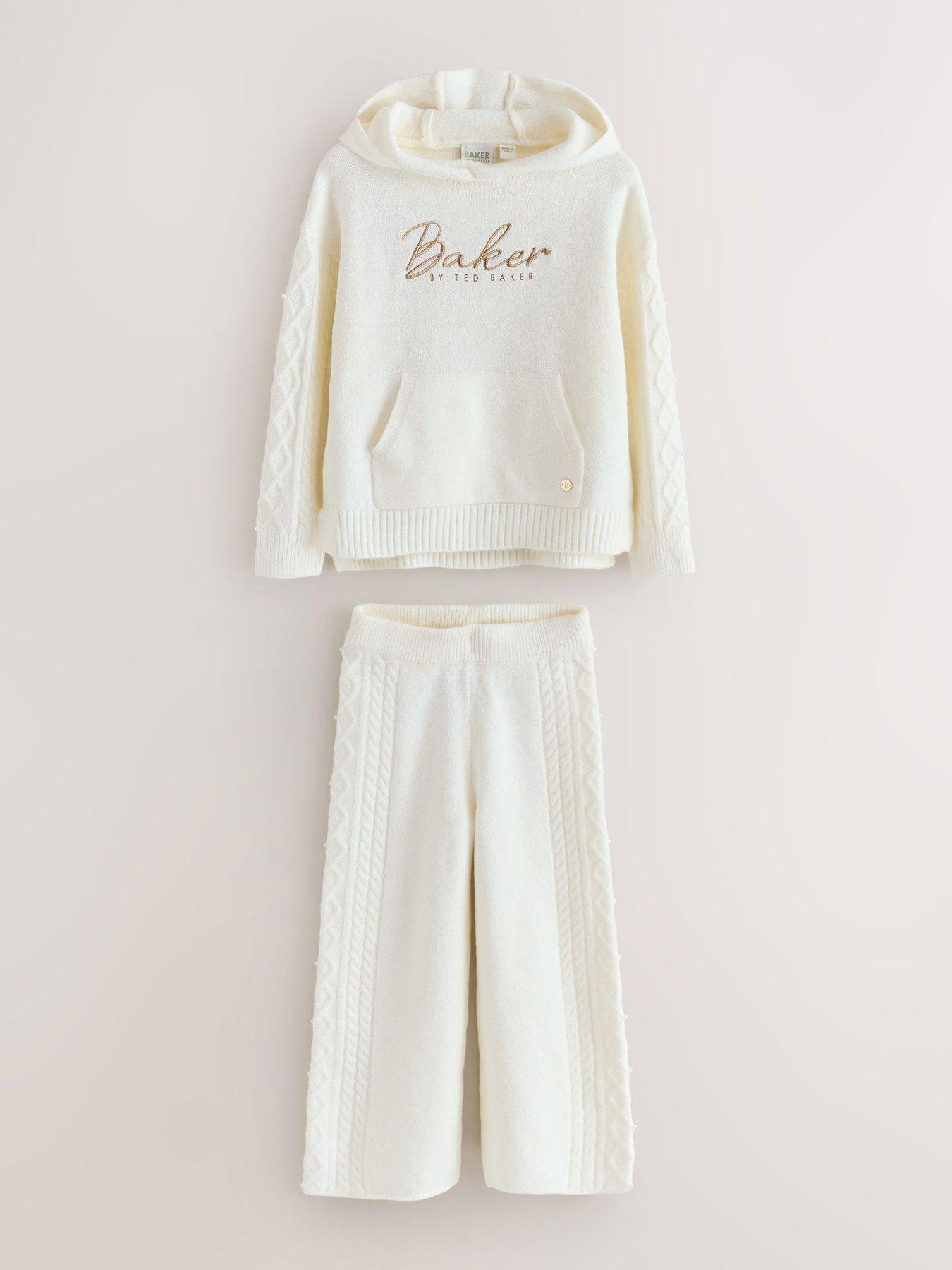 Ted Baker Older Girls Lounge Set - Cream