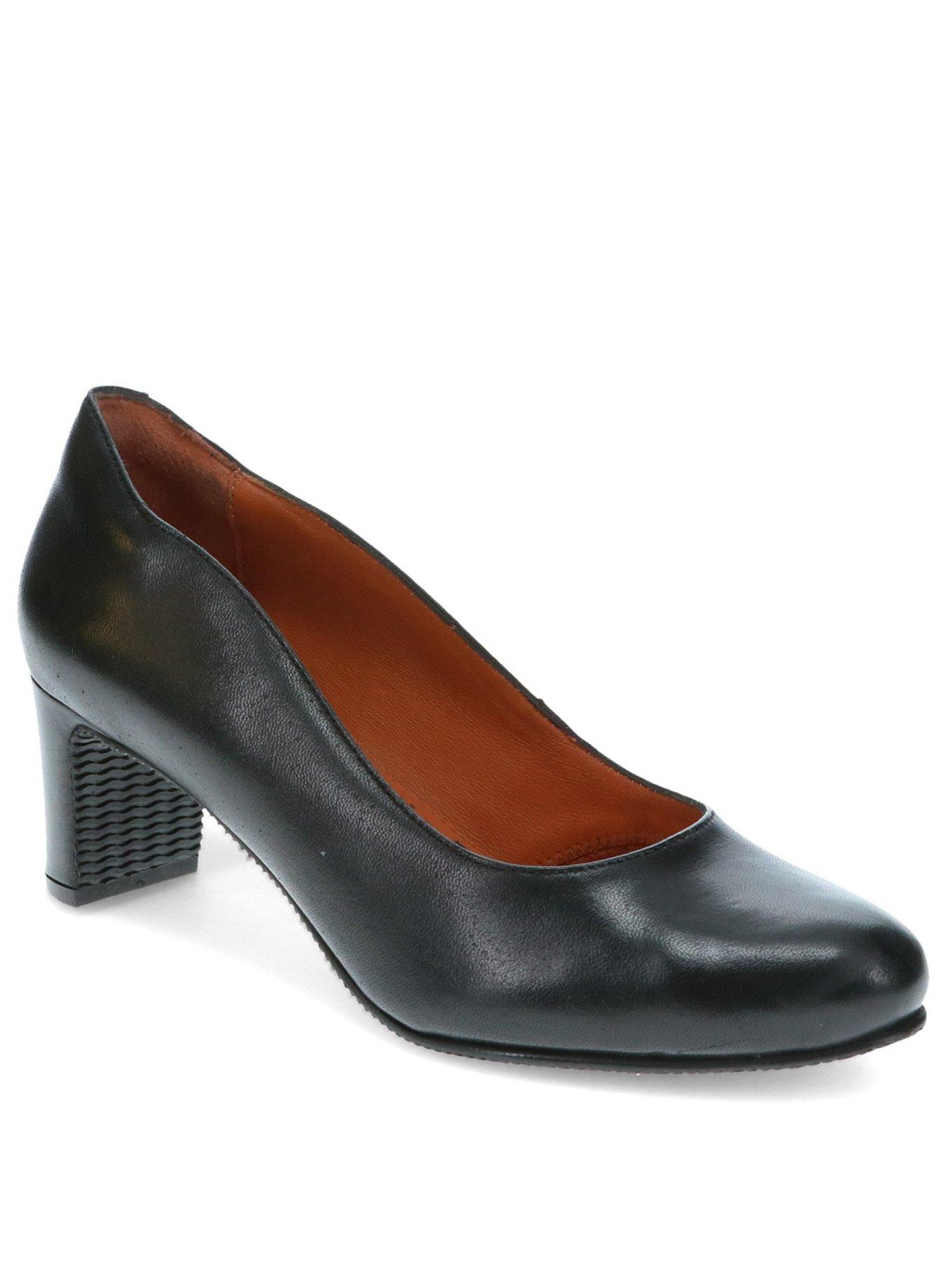 stillFront image of jones-bootmaker-zoey-wide-fit-leather-court-shoe-black