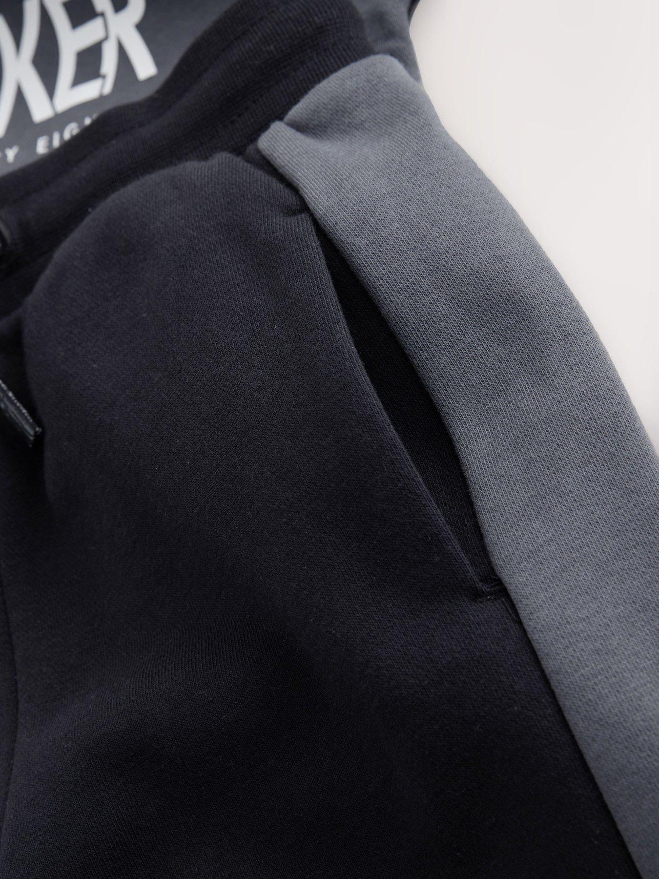 Image 6 of 6 of Ted Baker Older Boys Panel Sweat Set - Black