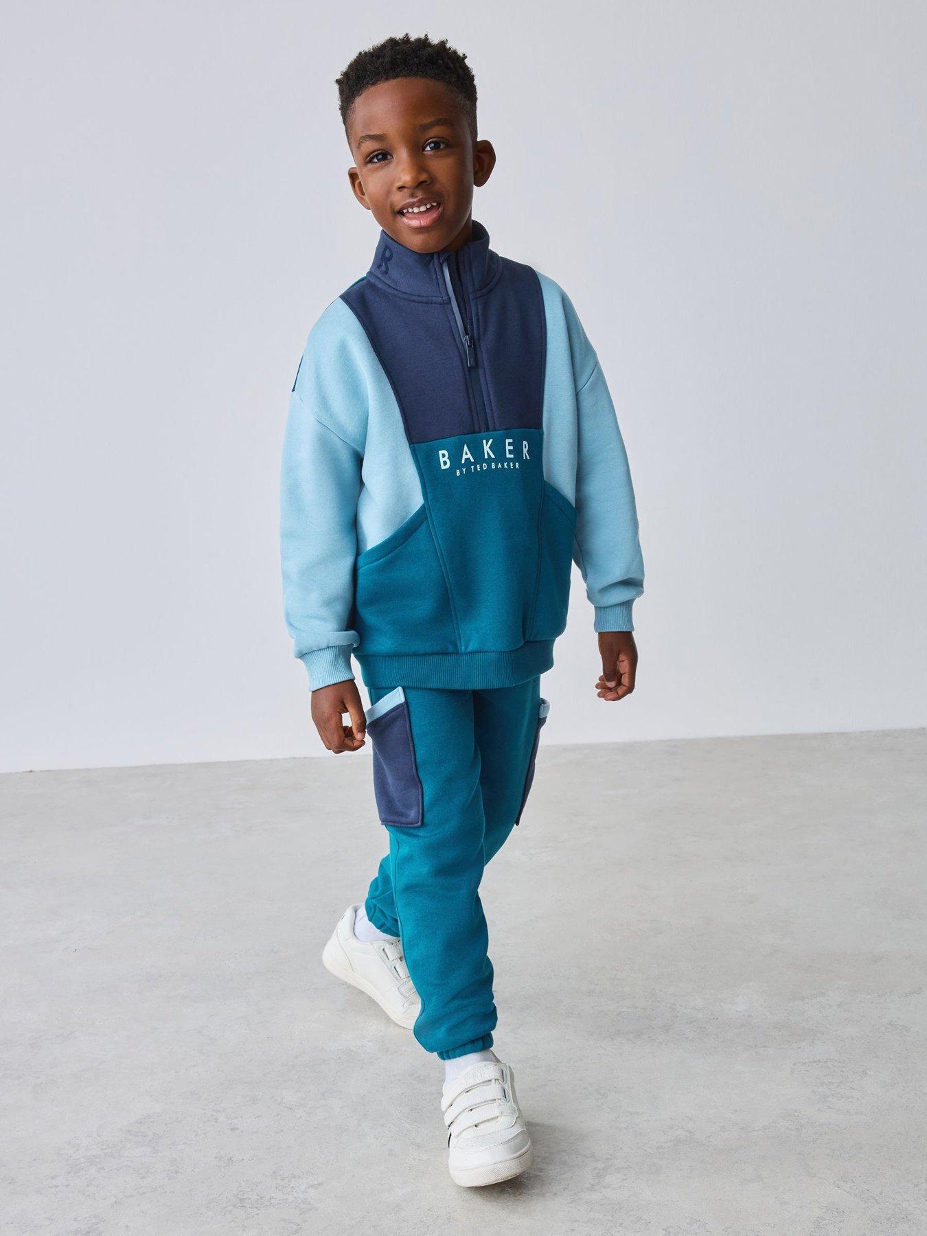 ted-baker-older-boys-colourblock-sweat-top-set-blue