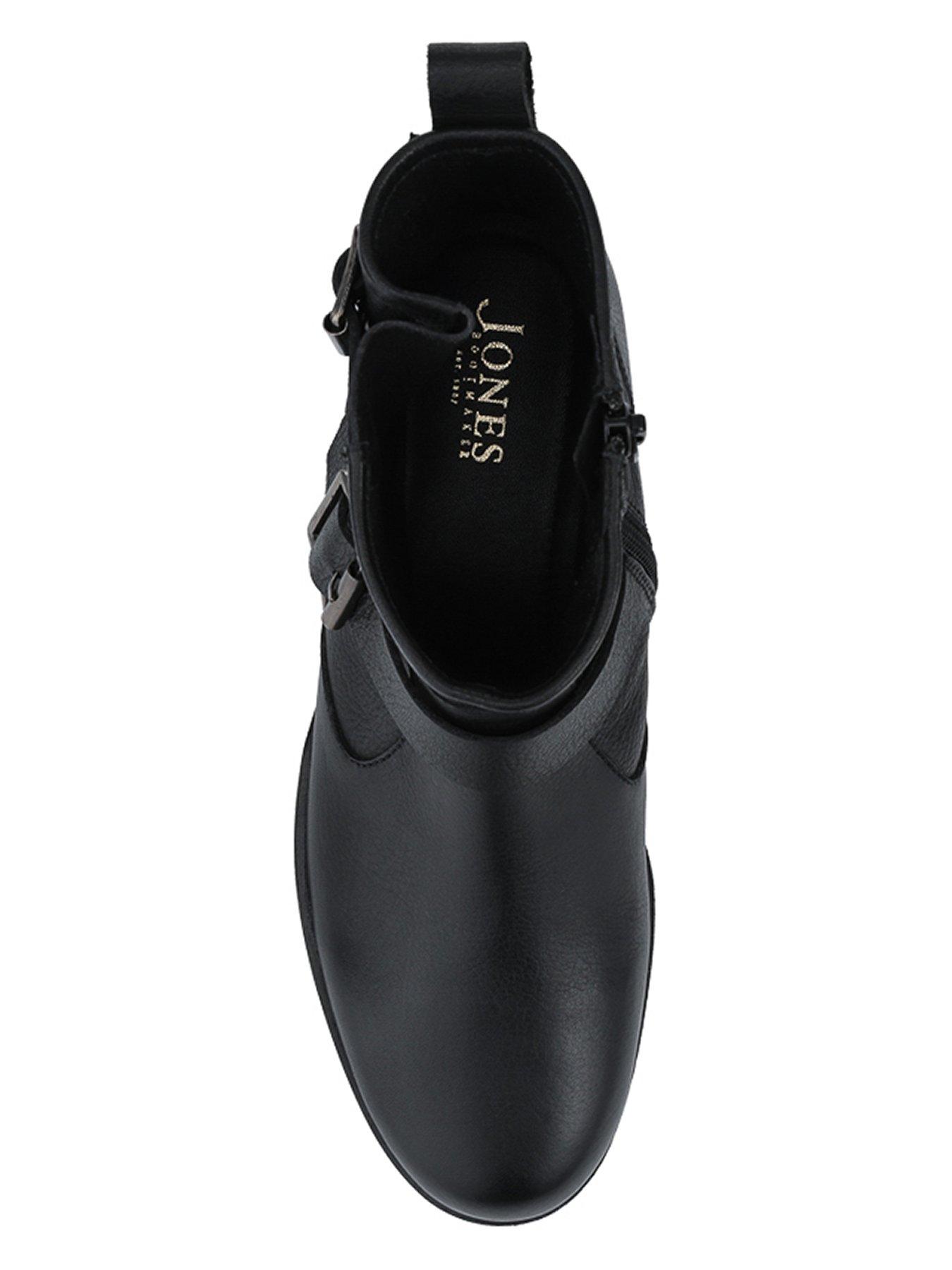  image of jones-bootmaker-maribel-buckle-ankle-boot-black