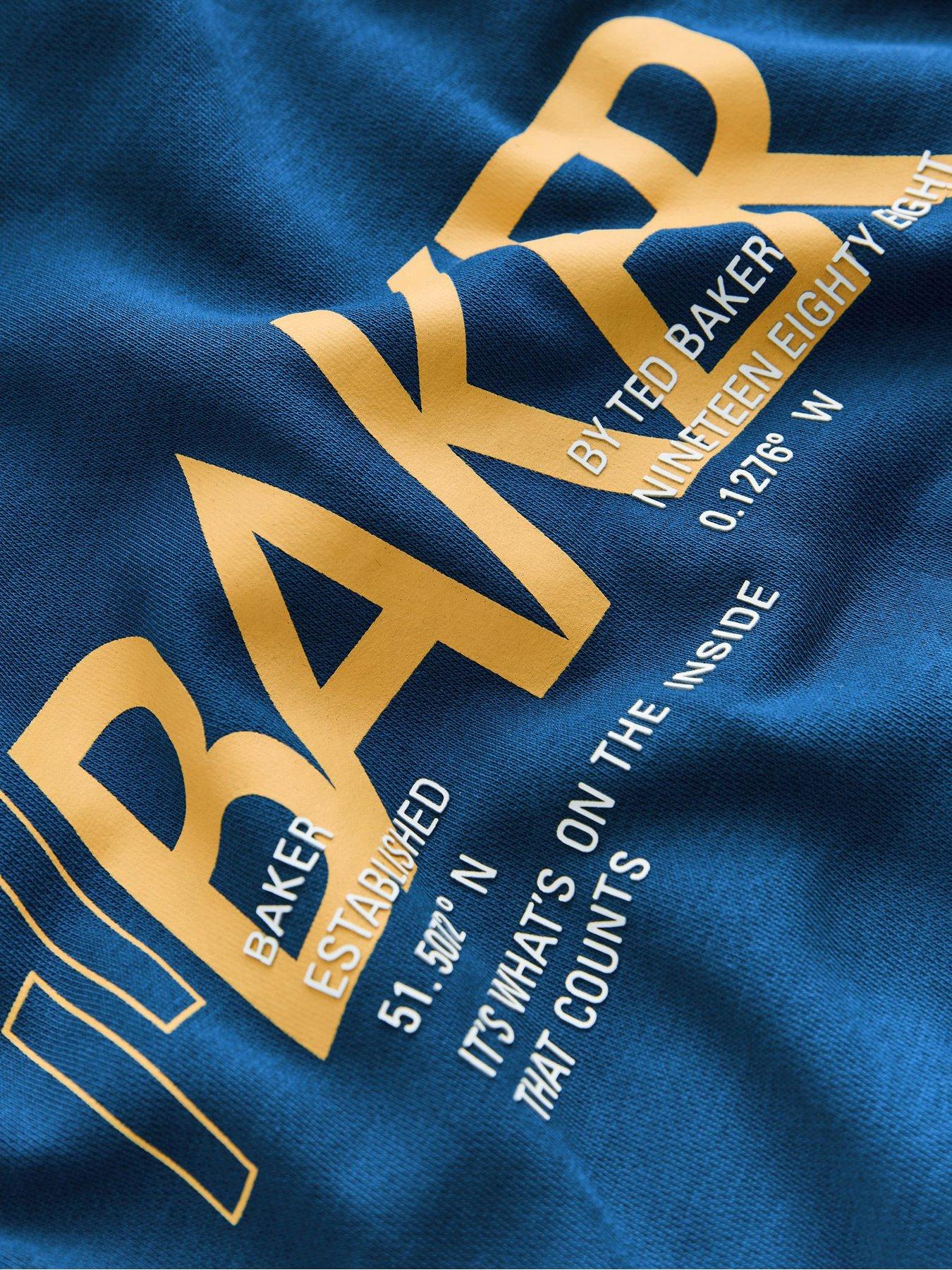  image of ted-baker-older-boys-sweat-set-blue