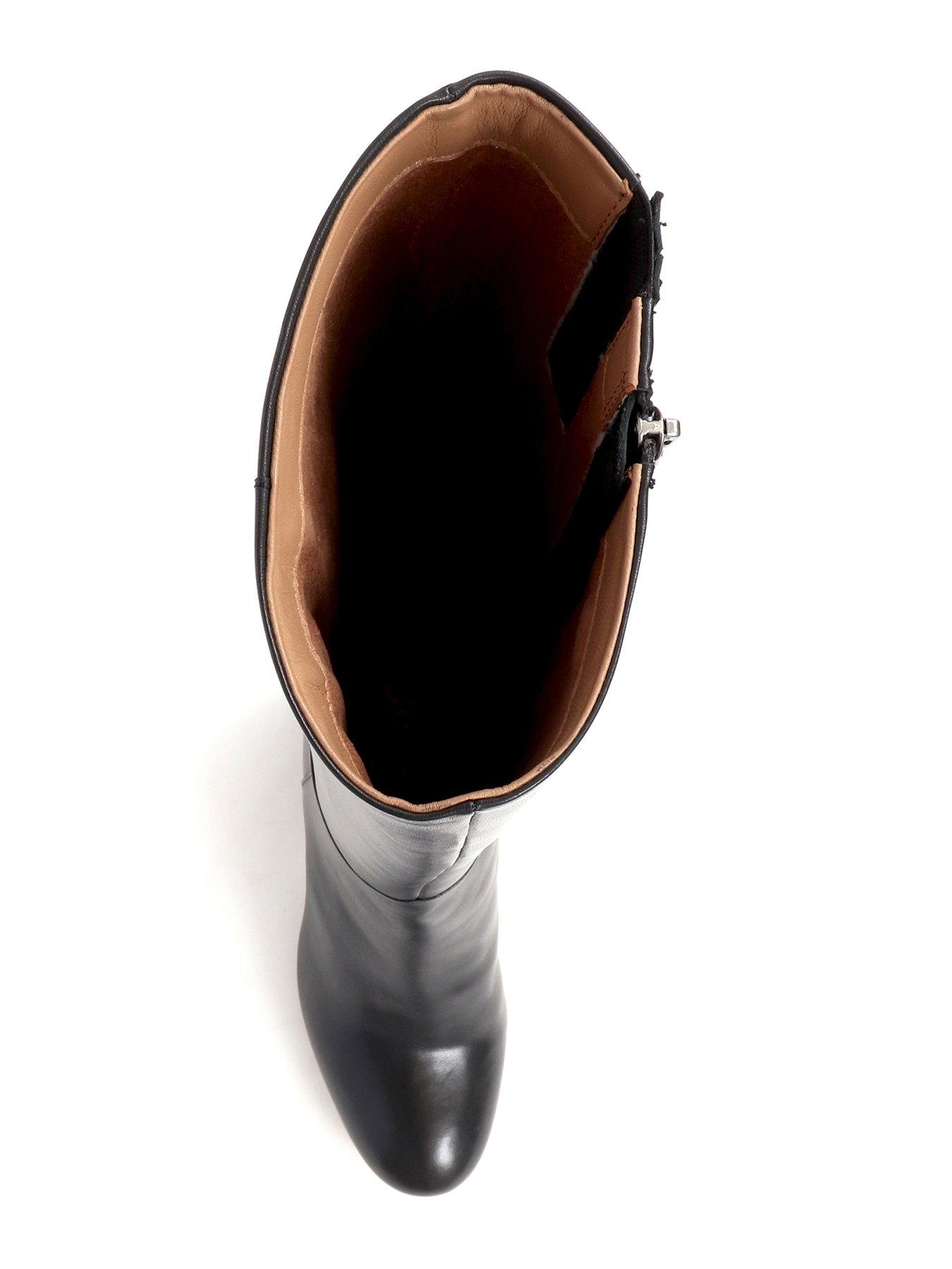  image of jones-bootmaker-neptune-calf-fit-long-boots-black