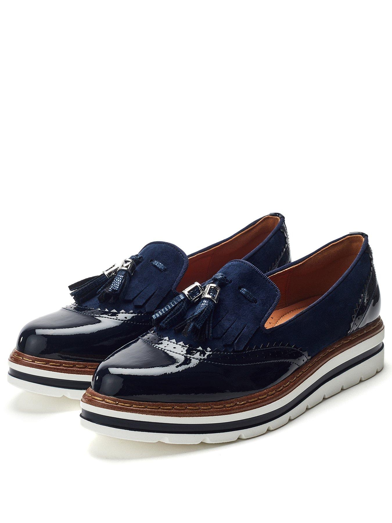 Image 2 of 5 of Moda In Pelle Ellee Loafers - Navy