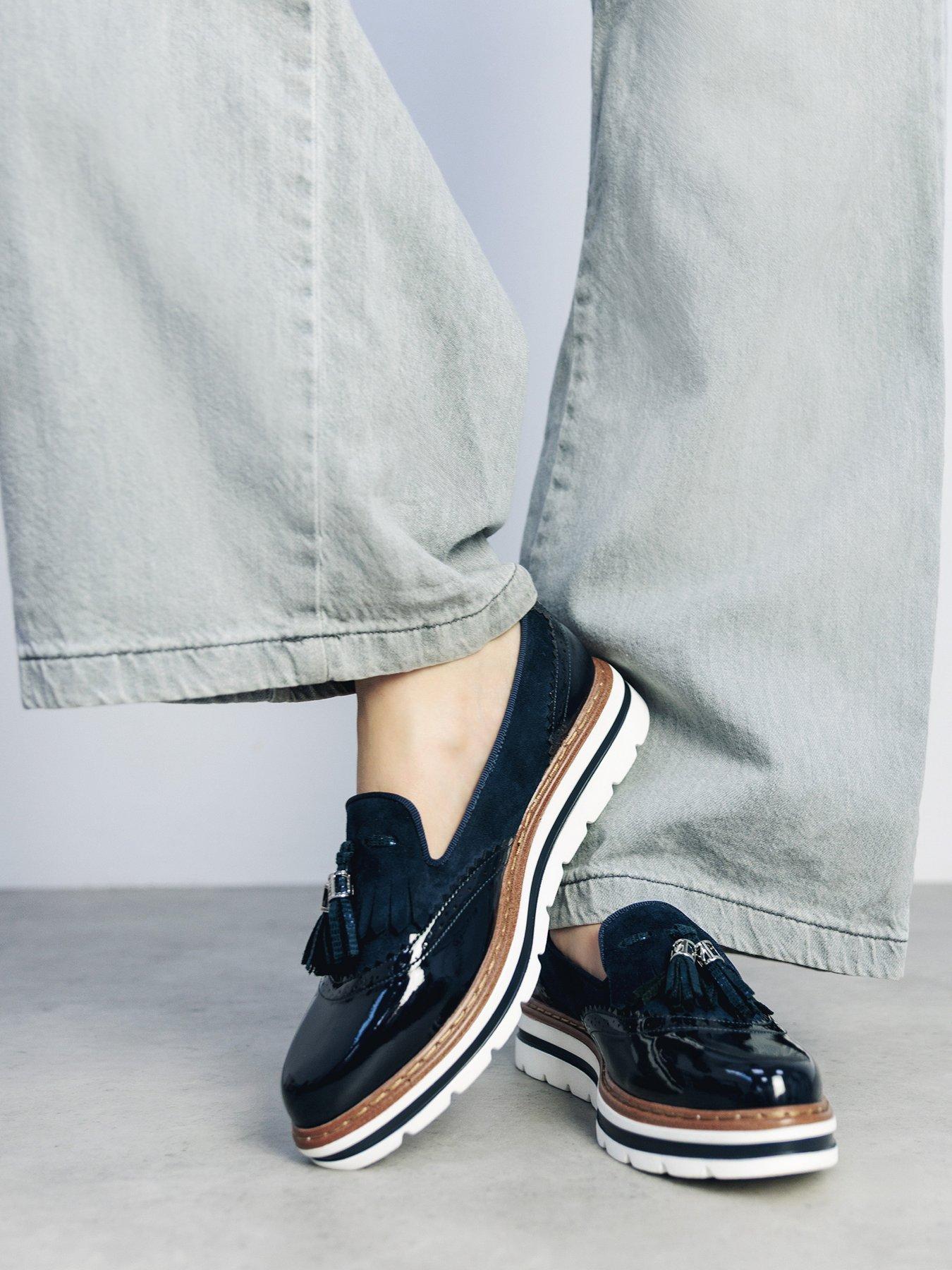 Image 5 of 5 of Moda In Pelle Ellee Loafers - Navy