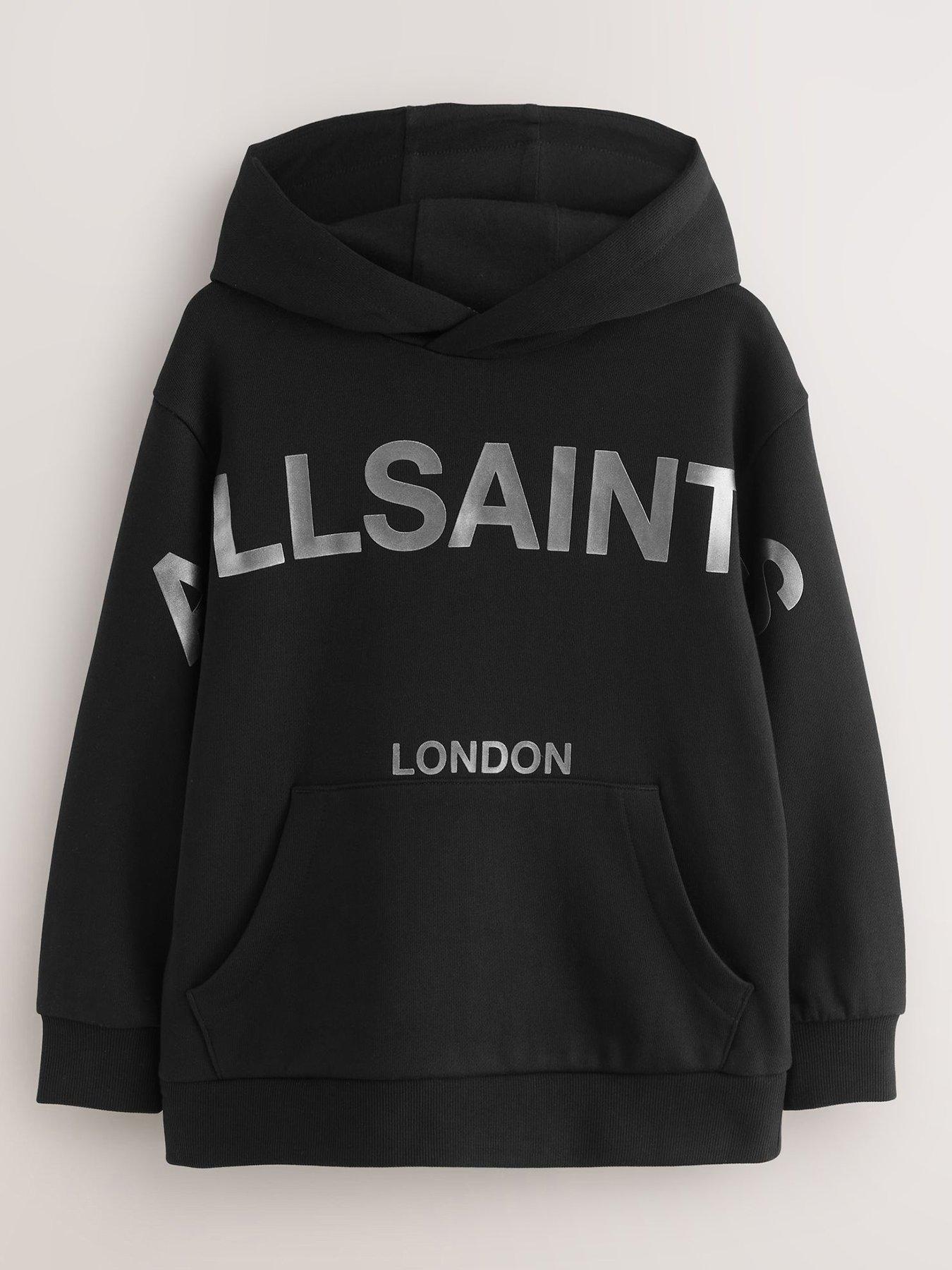 stillFront image of smallsaints-older-boys-biggy-hoodie-black