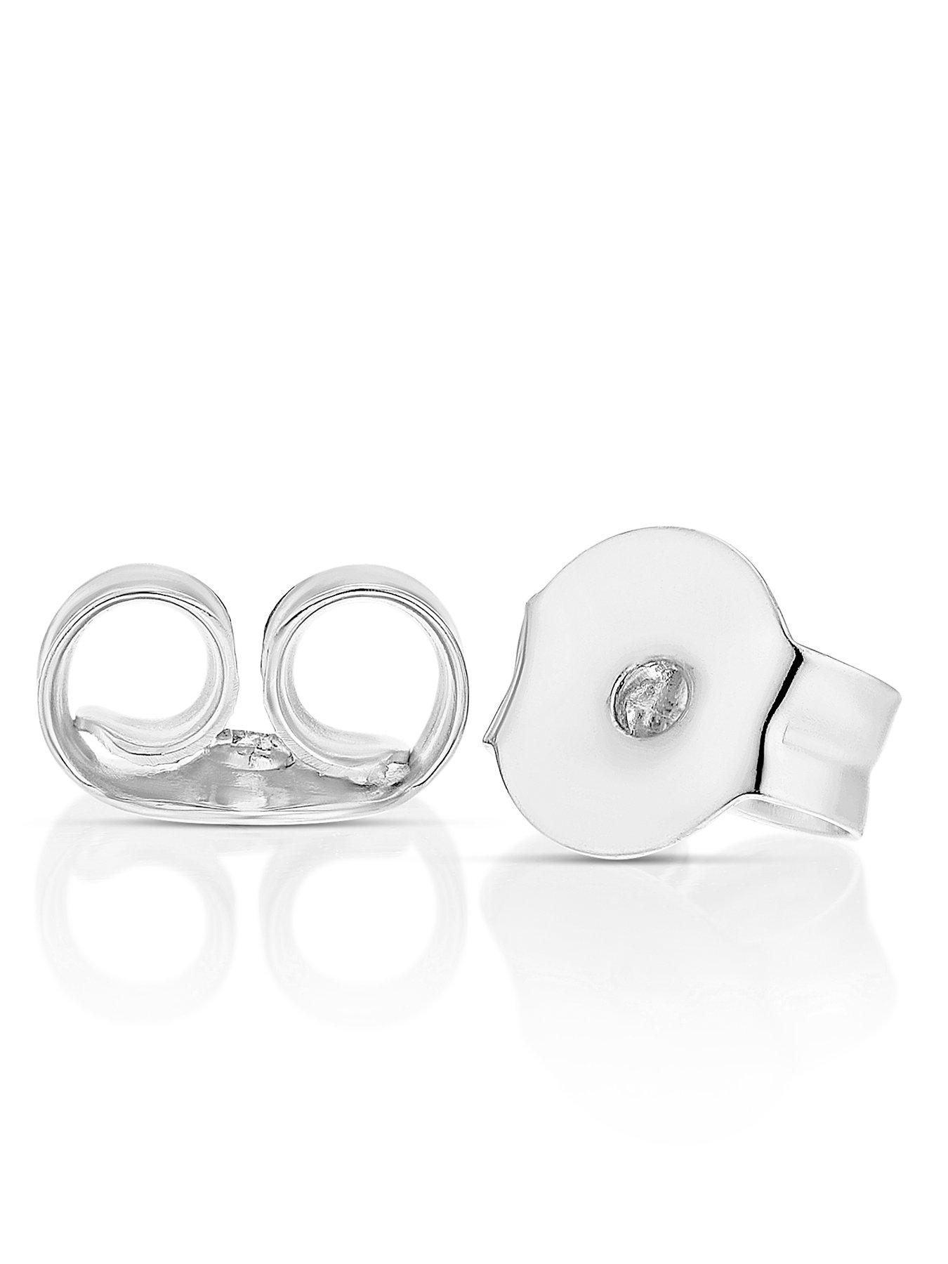  image of h-samuel-black-clover-cz-stud-earrings