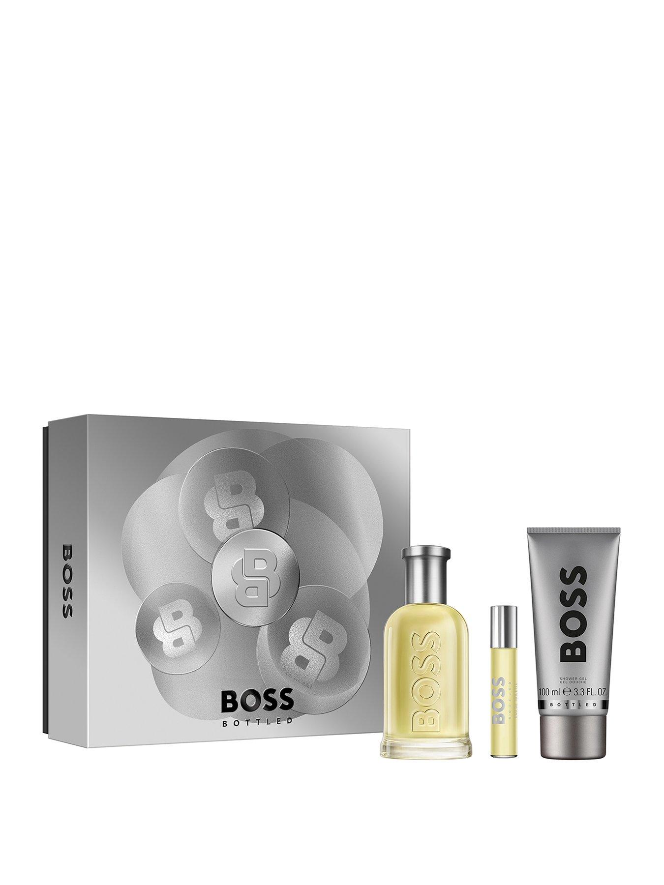 BOSS Bottled Eau de Toilette and Shower Gel for Men Trio Gift Set