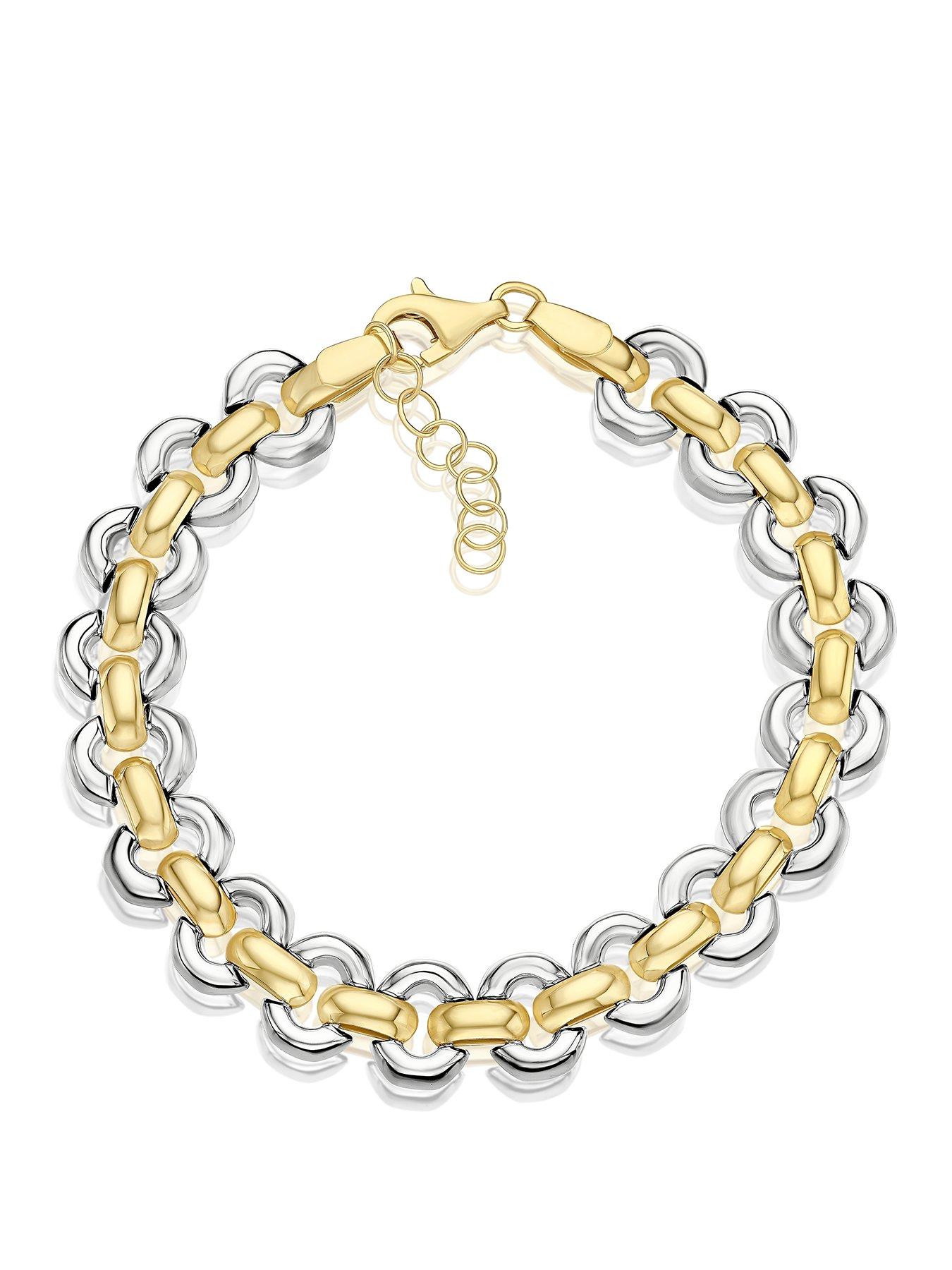undefined Silver  &  Gold Bracelet - 2-Tone