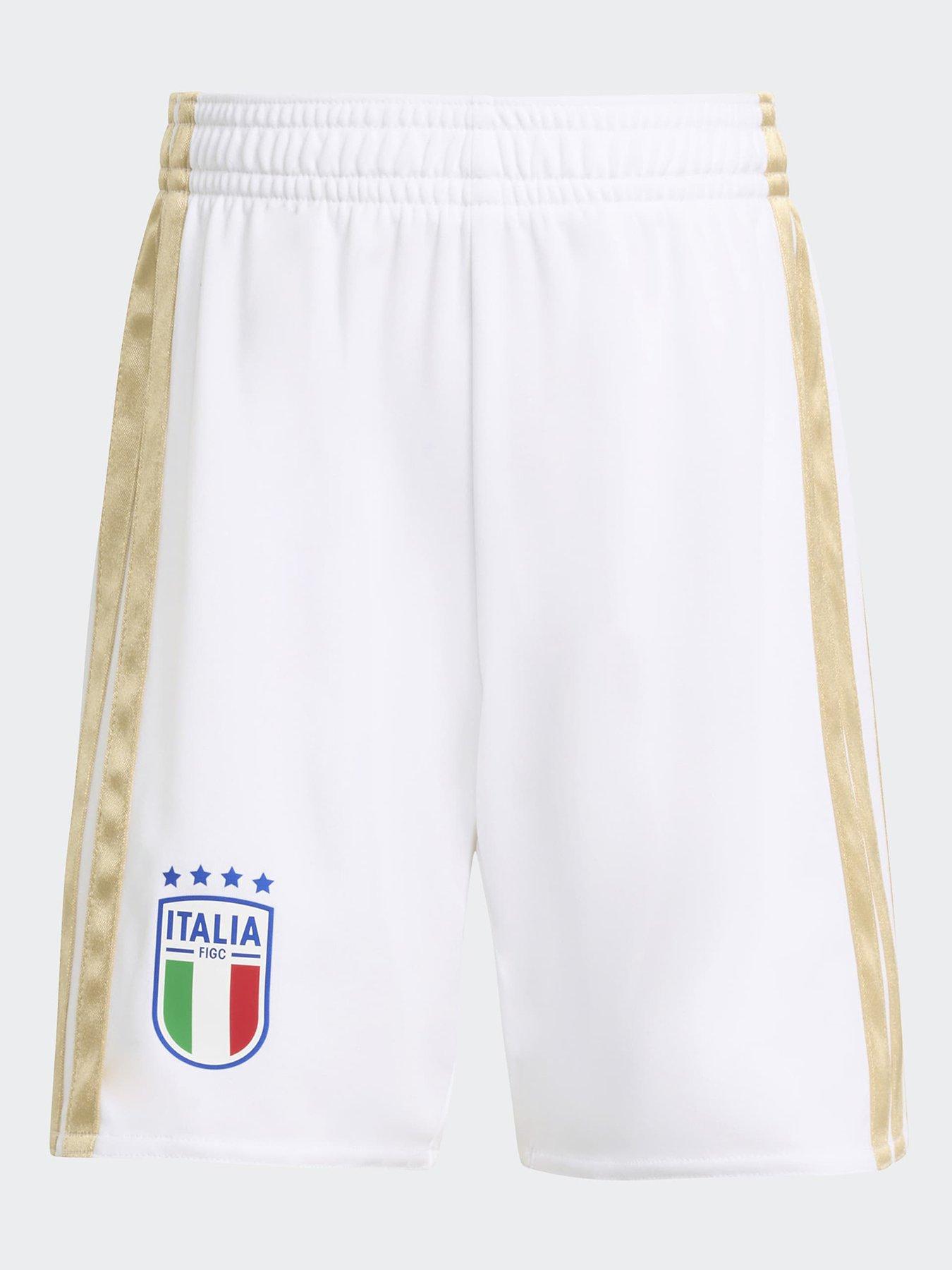  image of adidas-junior-italy-replica-26-home-mini-football-kit-blue