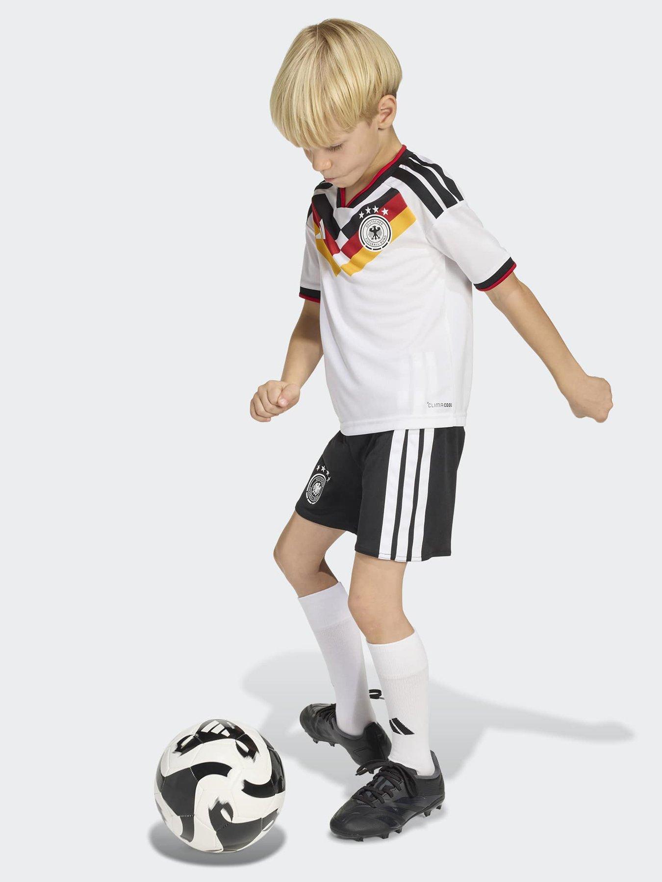 Image 3 of 6 of adidas Junior Germany Replica Home 26 Mini Football Kit - White