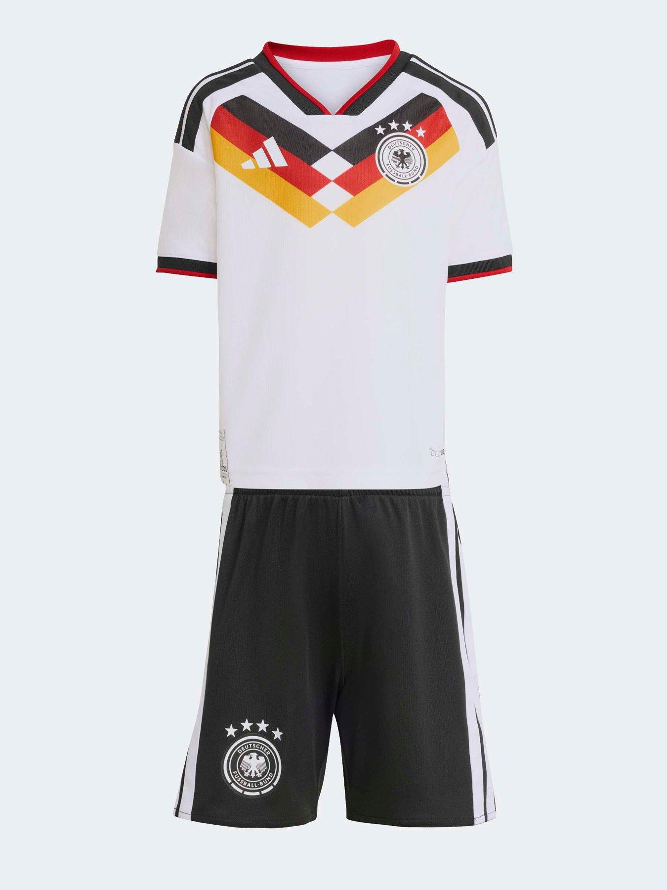 Image 6 of 6 of adidas Junior Germany Replica Home 26 Mini Football Kit - White