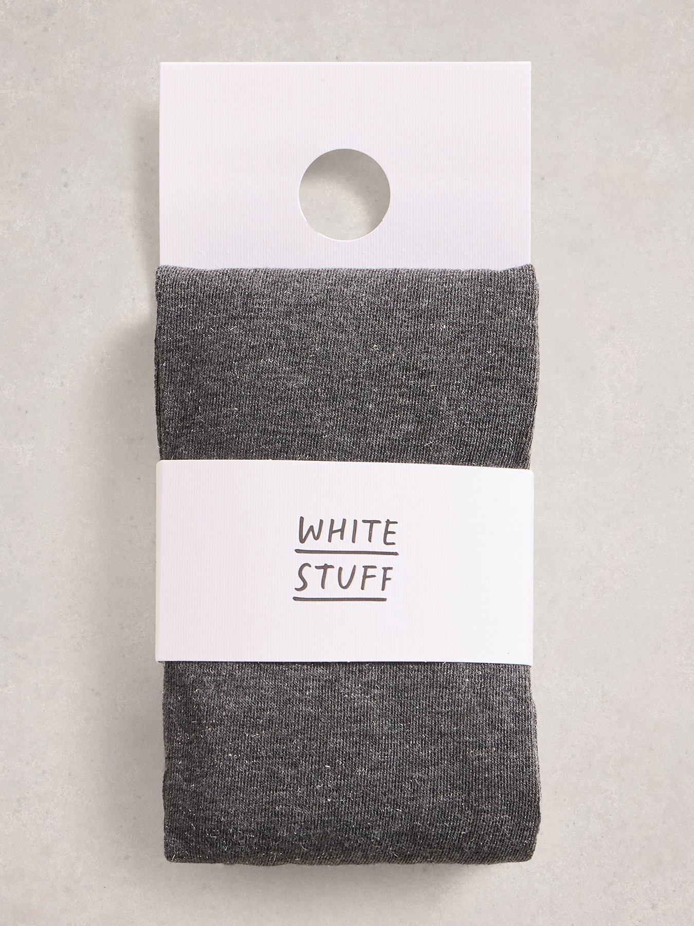Image 2 of 2 of White Stuff Sienna Sparkle Tights - Grey