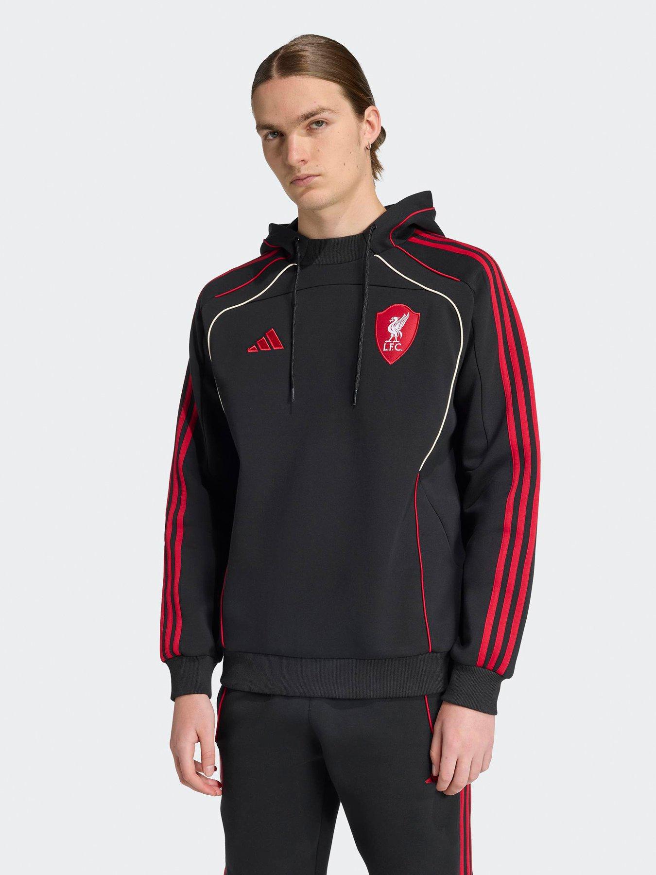 adidas Mens Liverpool Urban Purist Hoodie - Black