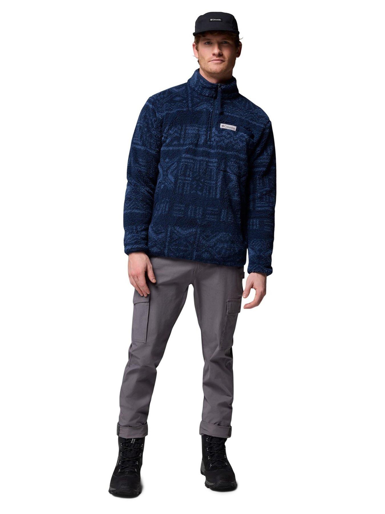 Image 3 of 5 of Columbia Mens Rugged Ridge High Pile Fleece - Navy