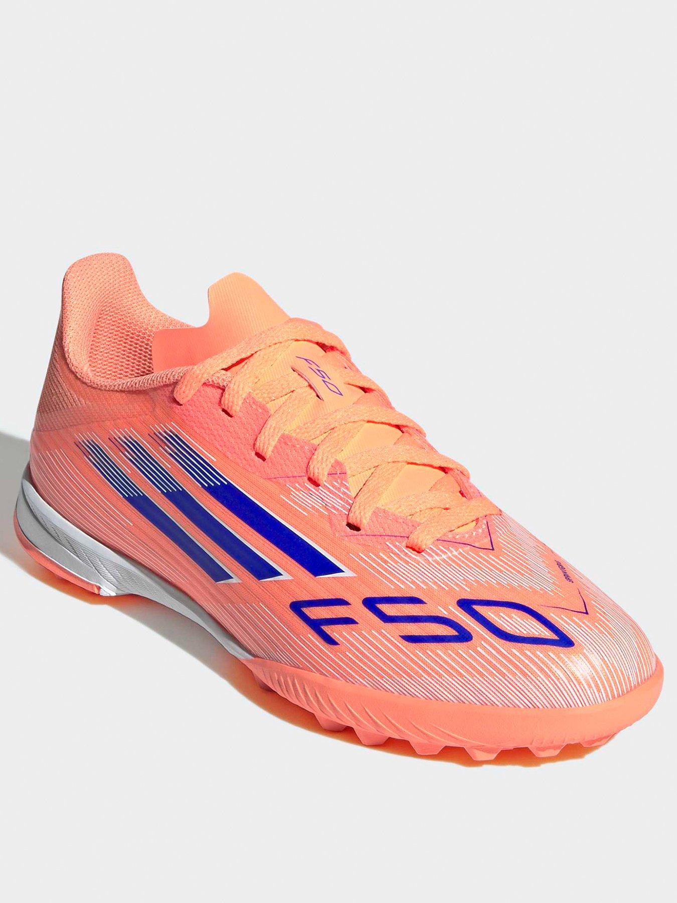 stillFront image of adidas-junior-f50-league-astro-turf-football-boot-orange