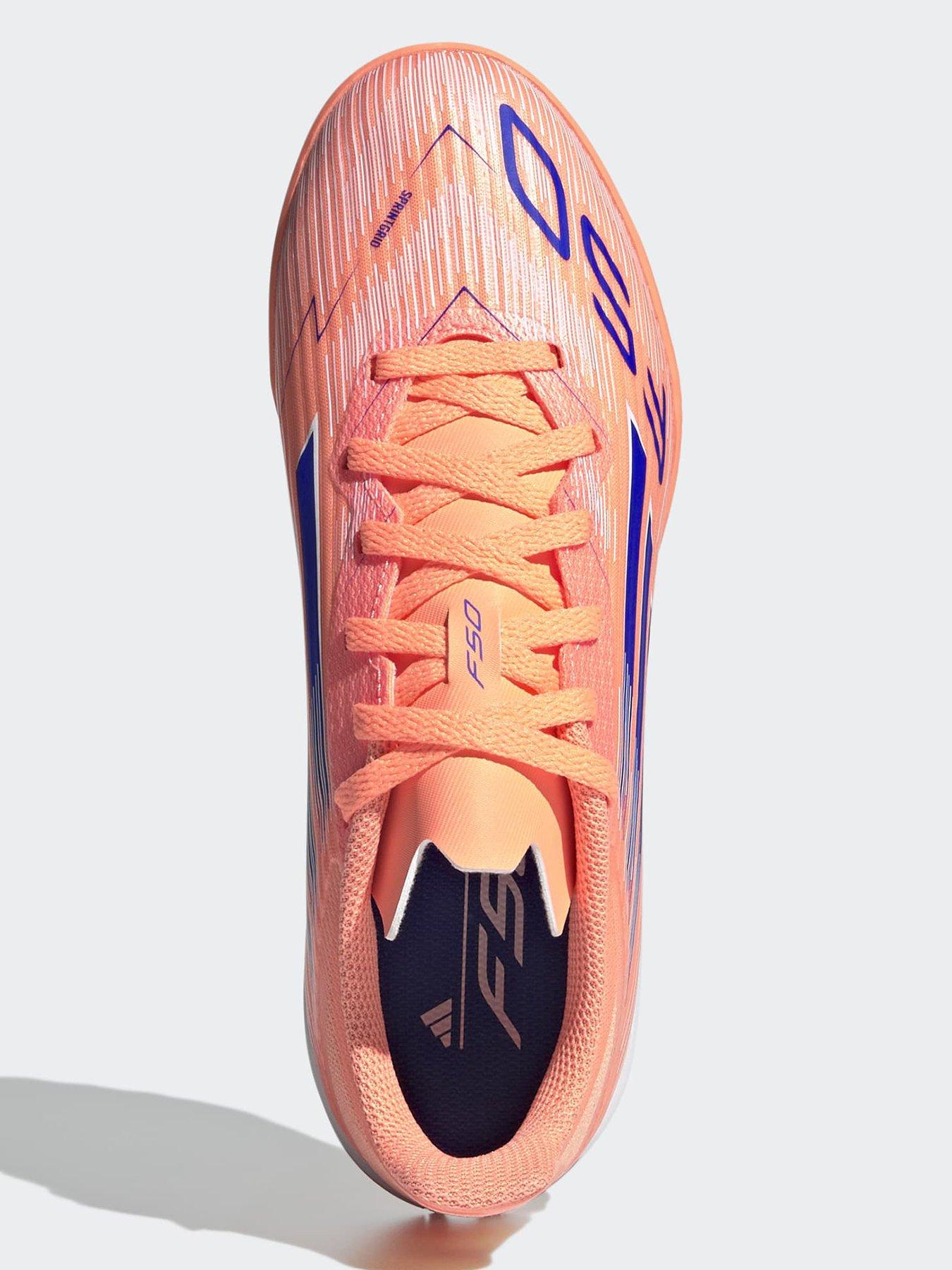 Image 4 of 7 of adidas Junior F50 League Astro Turf Football Boot - Orange