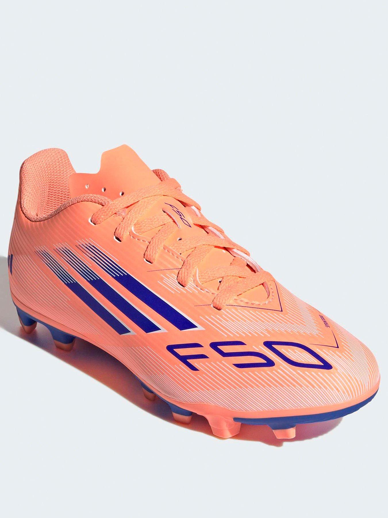  image of adidas-junior-f50-club-firm-ground-football-boot-orange