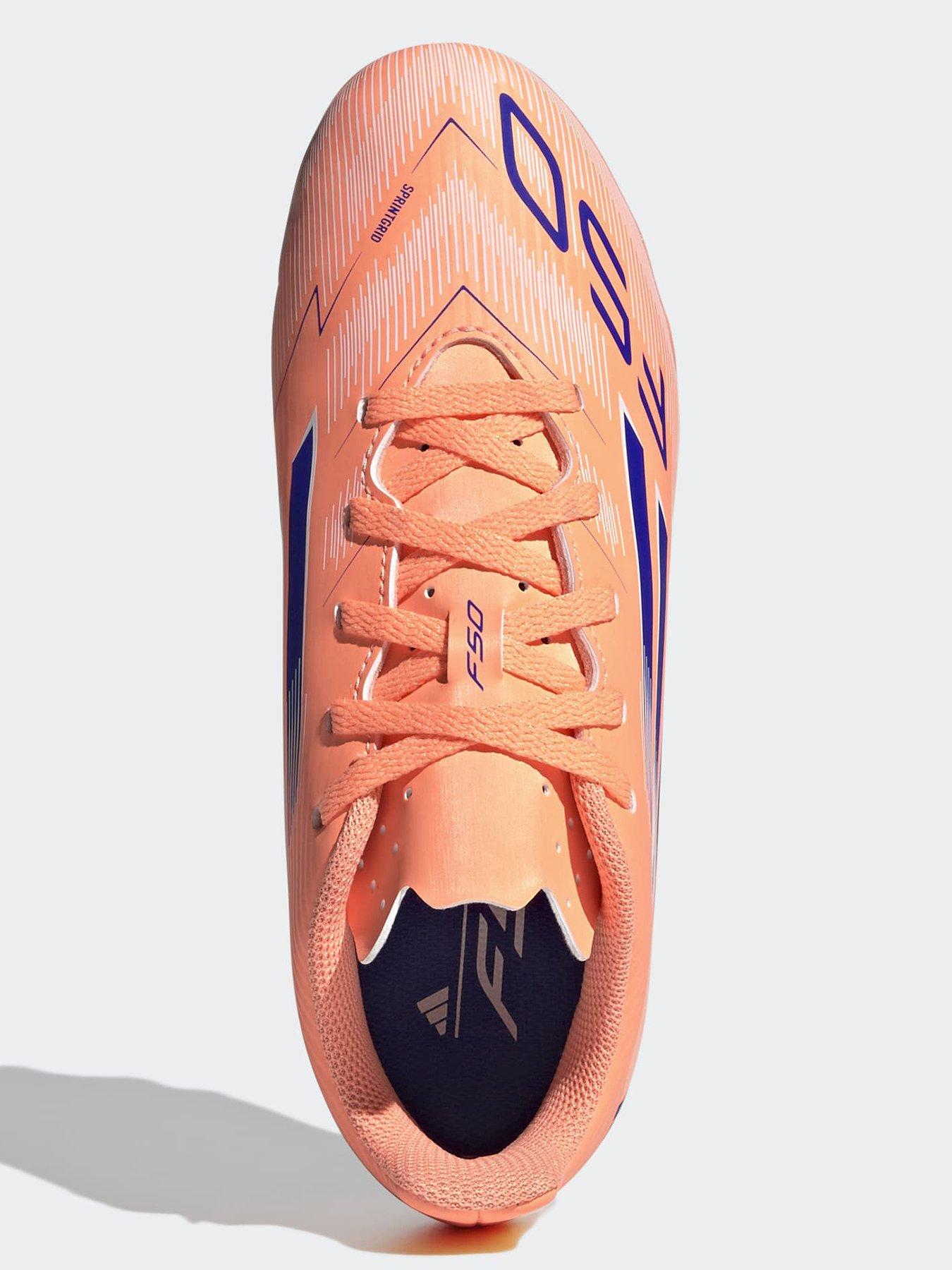  image of adidas-junior-f50-club-firm-ground-football-boot-orange