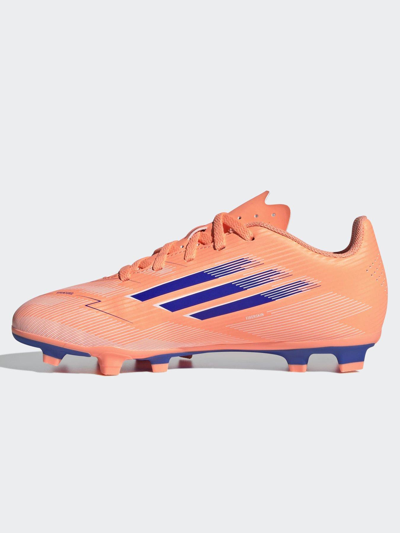  image of adidas-junior-f50-club-firm-ground-football-boot-orange