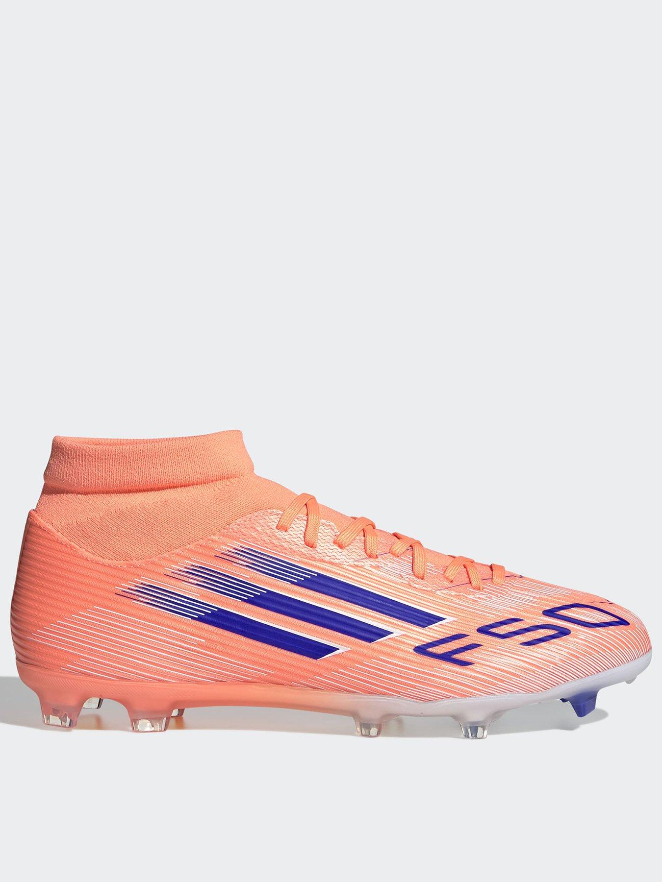adidas Mens F50 League Firm Ground Mid Football Boot - Orange