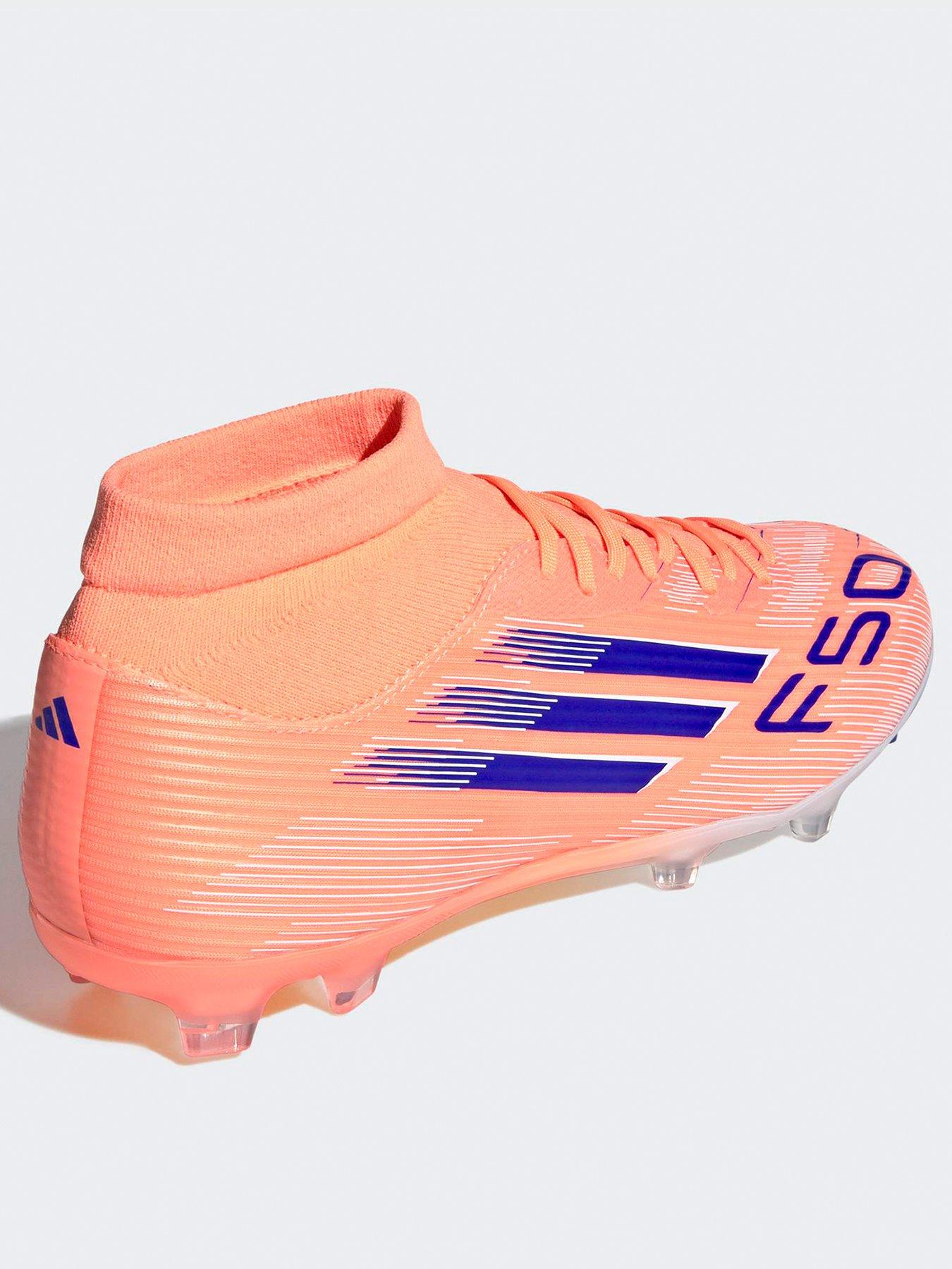 adidas Mens F50 League Firm Ground Mid Football Boot - Orange | Littlewoods