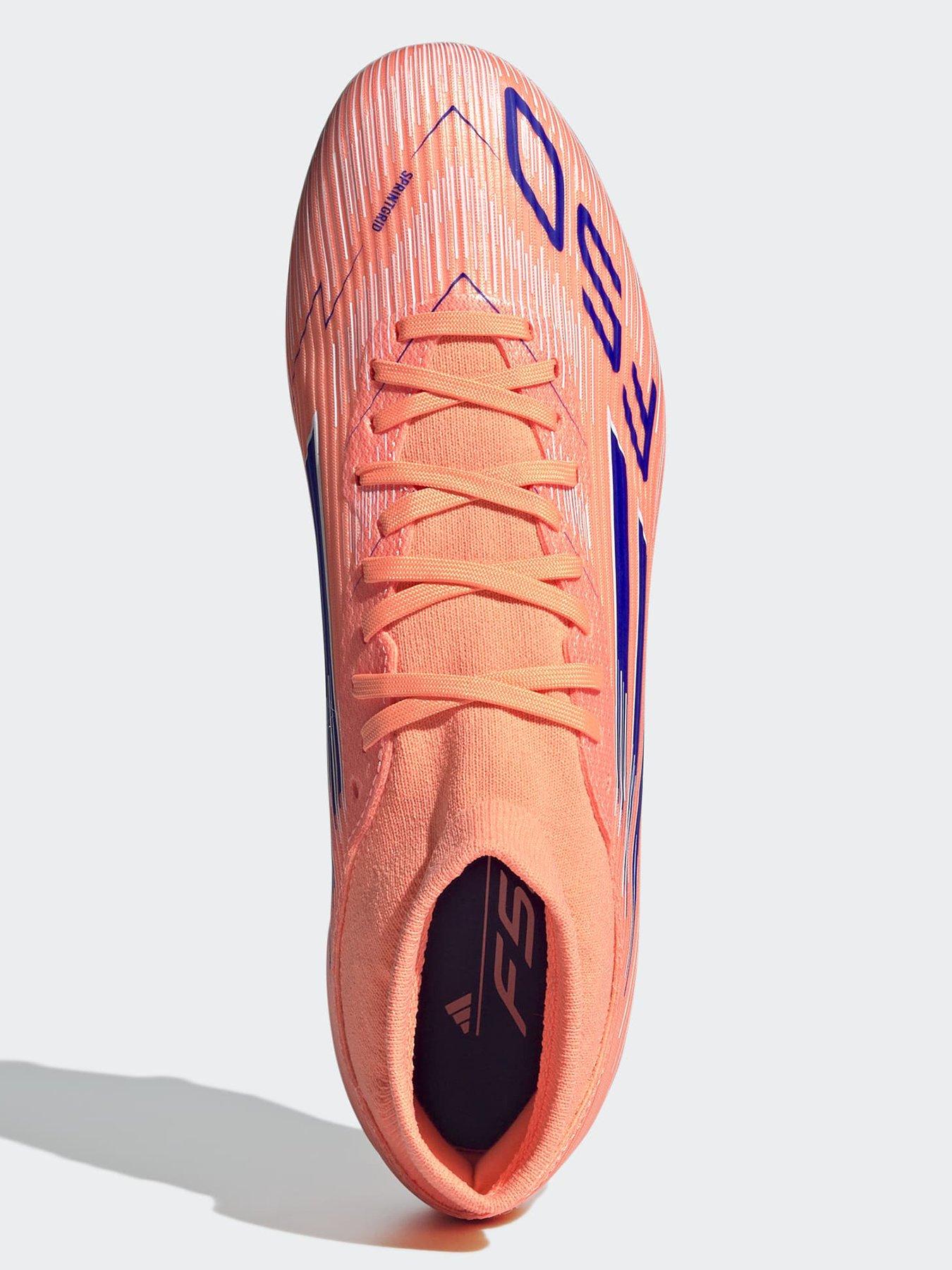 adidas Mens F50 League Firm Ground Mid Football Boot - Orange | Littlewoods