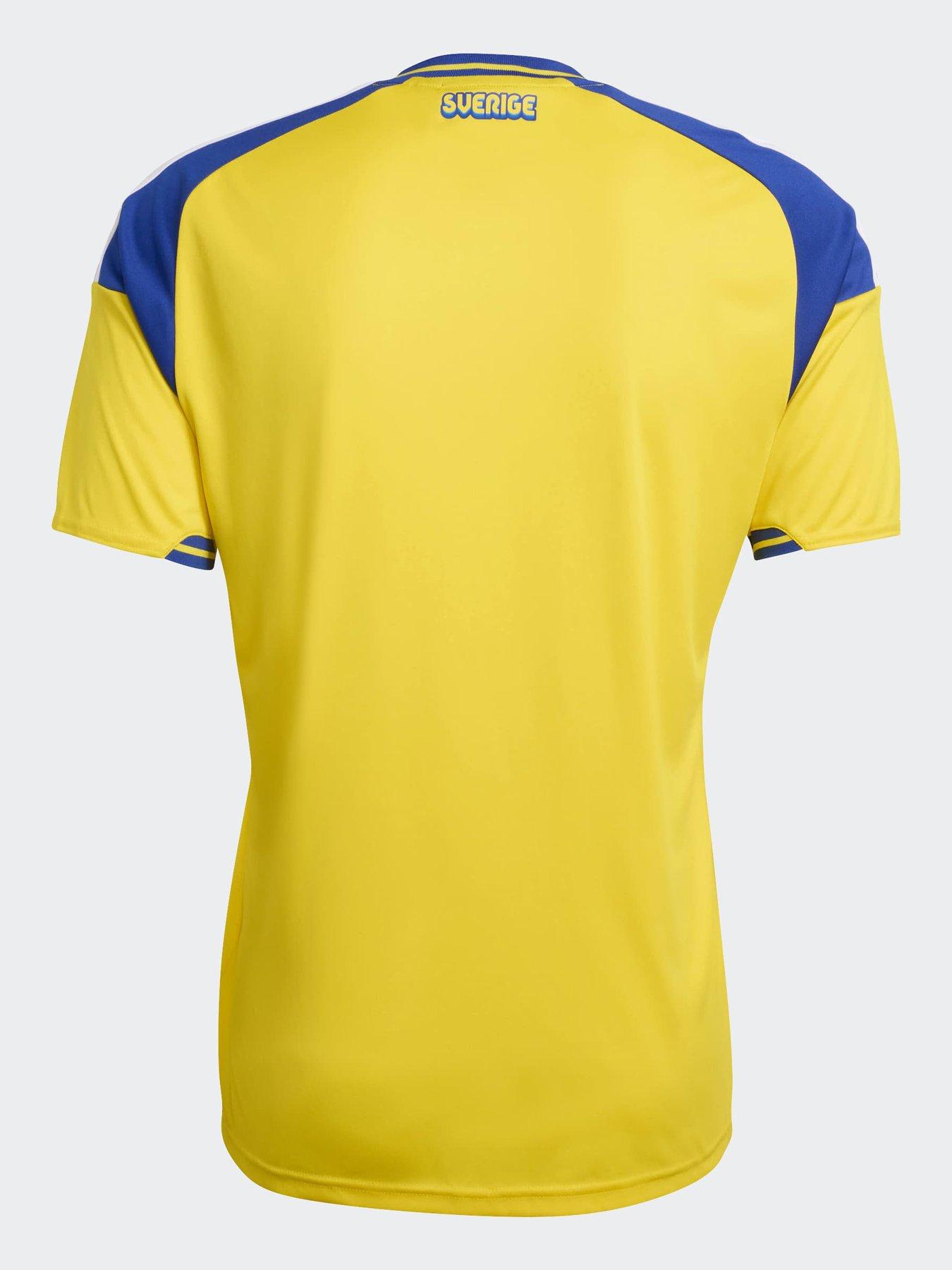  image of adidas-mens-sweden-replica-26-home-football-shirt-yellow
