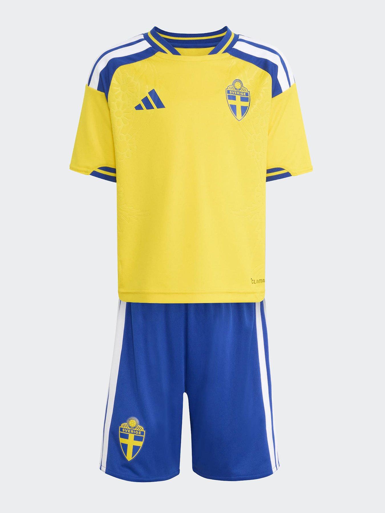 adidas Junior Sweden Replica 26 Home Mini Kit - Yellow