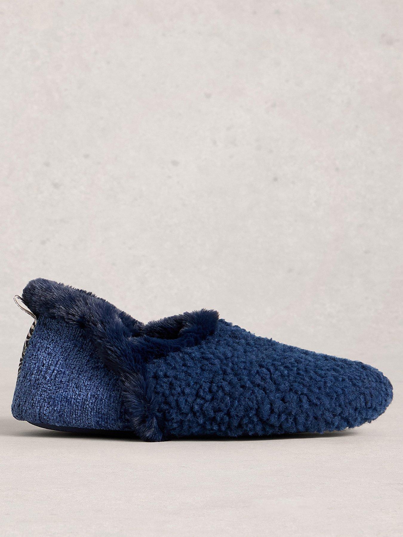 White Stuff Reya Closed Back Slipper - Blue