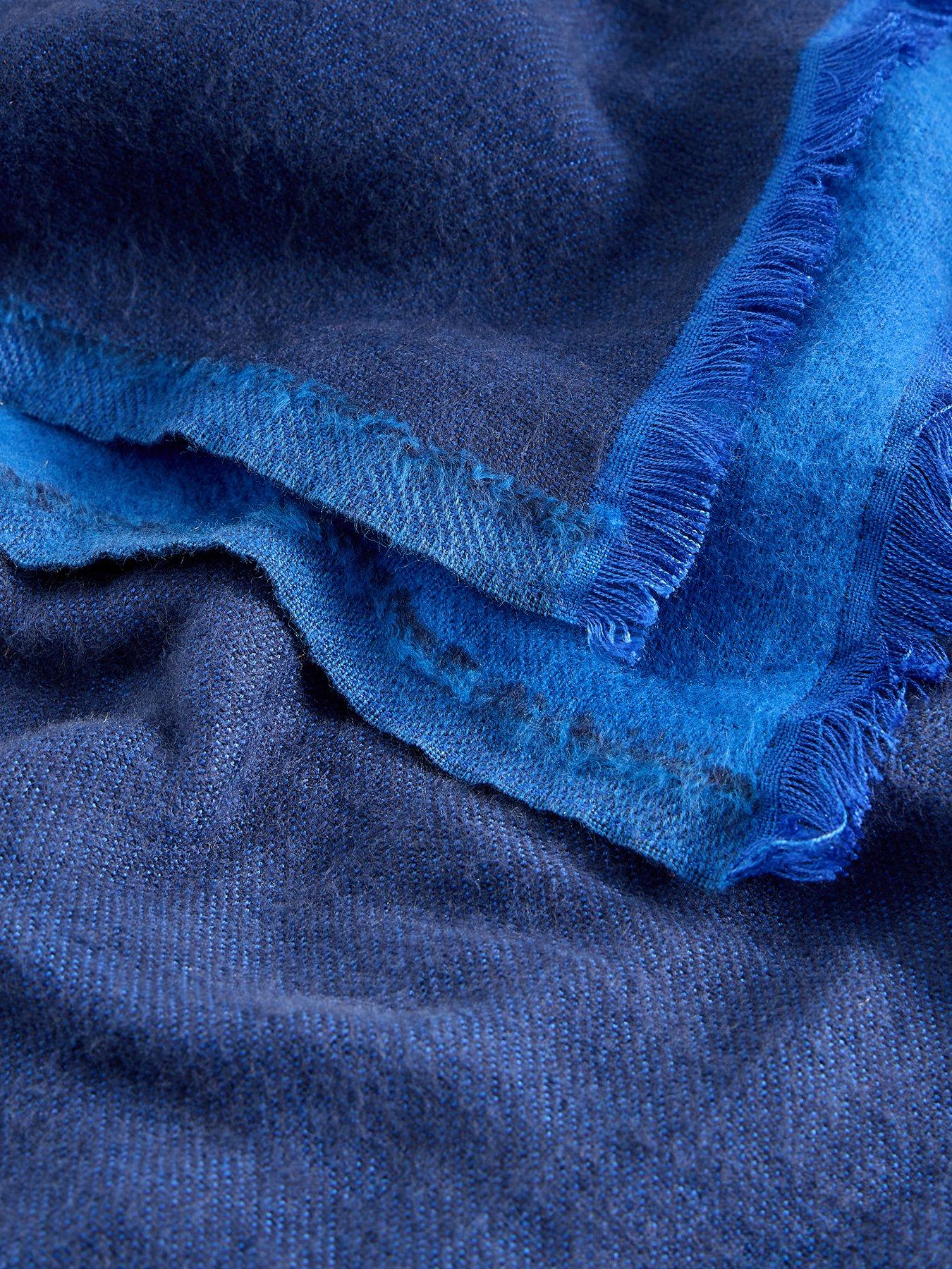 Image 3 of 3 of White Stuff Selma Midweight Scarf - Blue