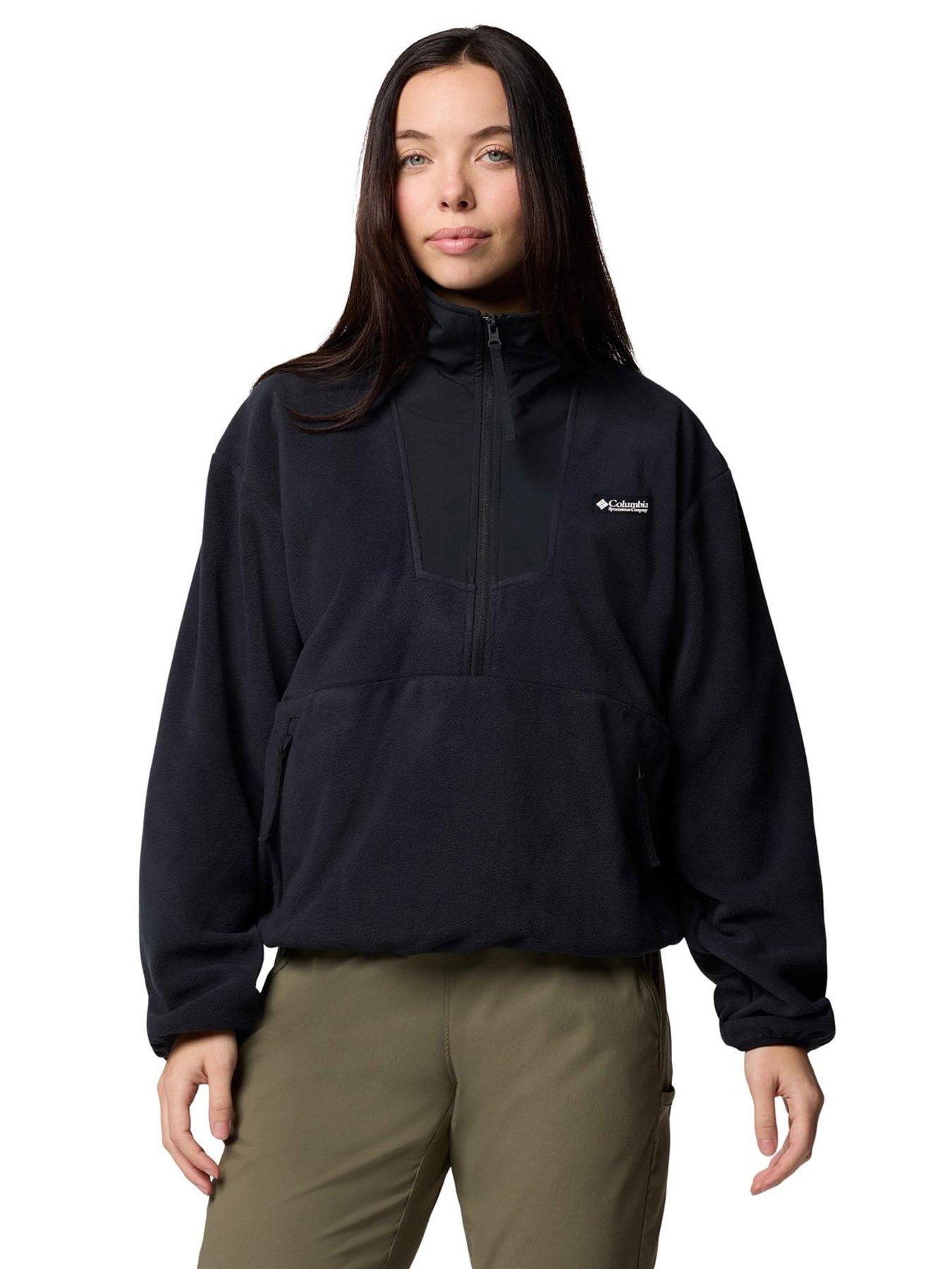 undefined Womens Sequoia Grove 1/2 Zip Fleece - Black