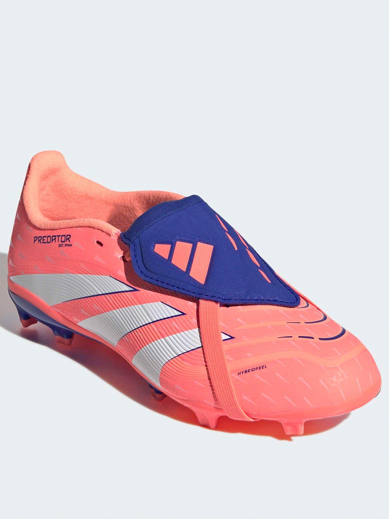  image of adidas-junior-predator-league-fold-over-tongue-firm-ground-football-boot-pink