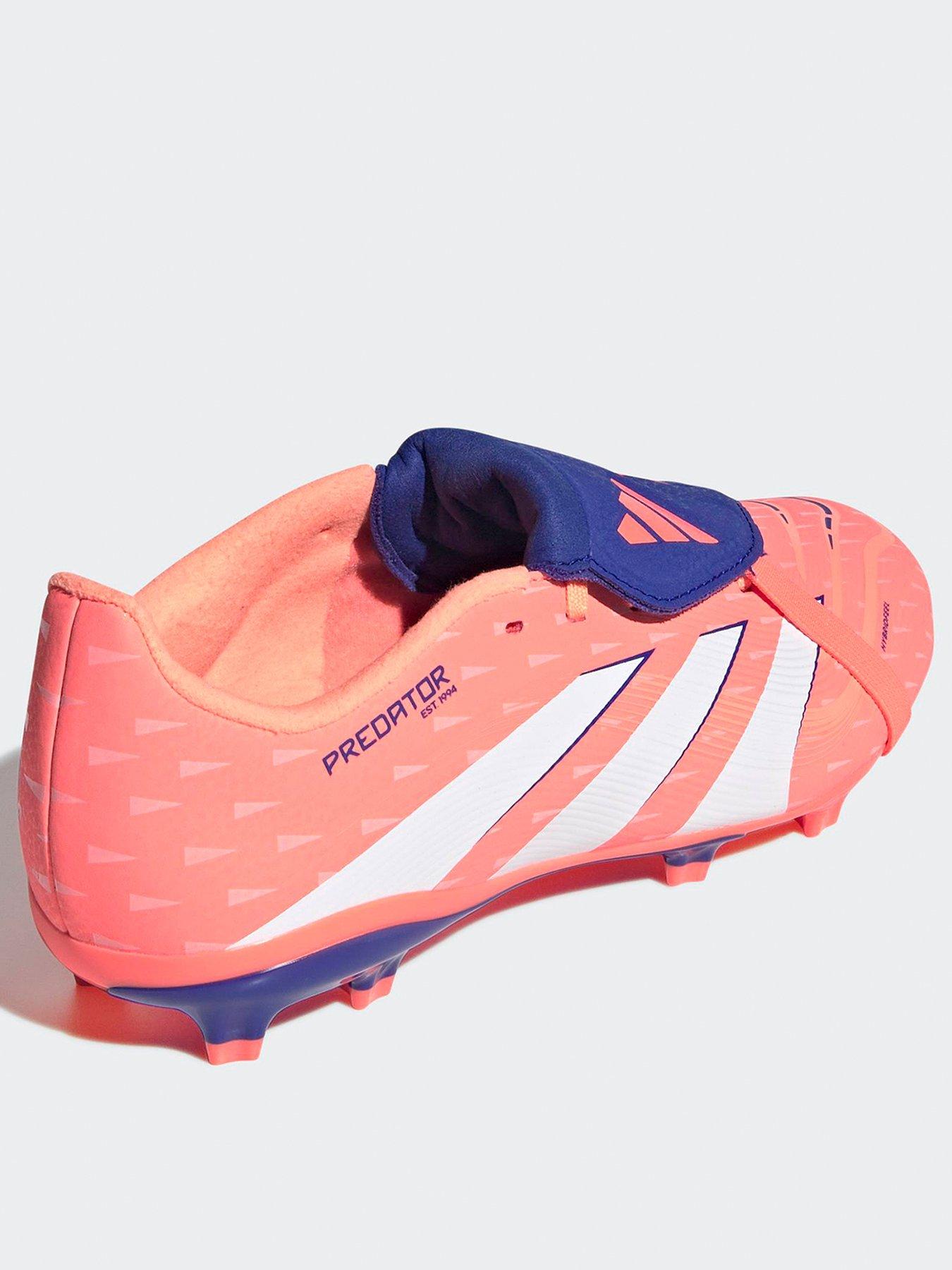  image of adidas-junior-predator-league-fold-over-tongue-firm-ground-football-boot-pink