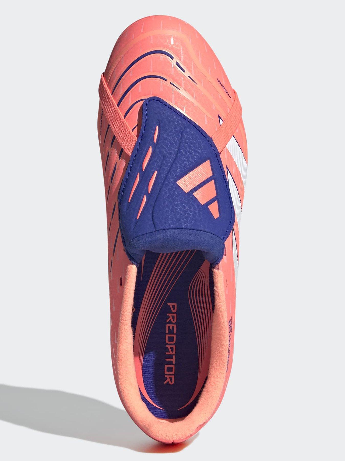  image of adidas-junior-predator-league-fold-over-tongue-firm-ground-football-boot-pink