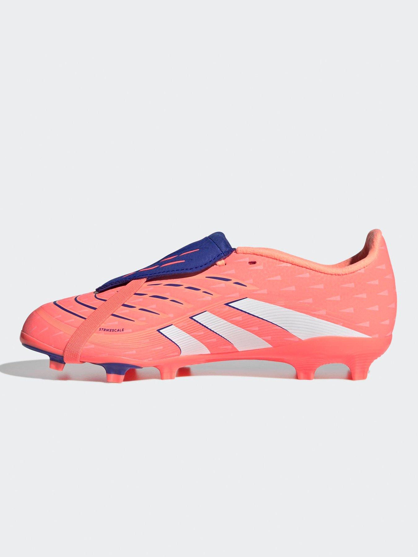  image of adidas-junior-predator-league-fold-over-tongue-firm-ground-football-boot-pink