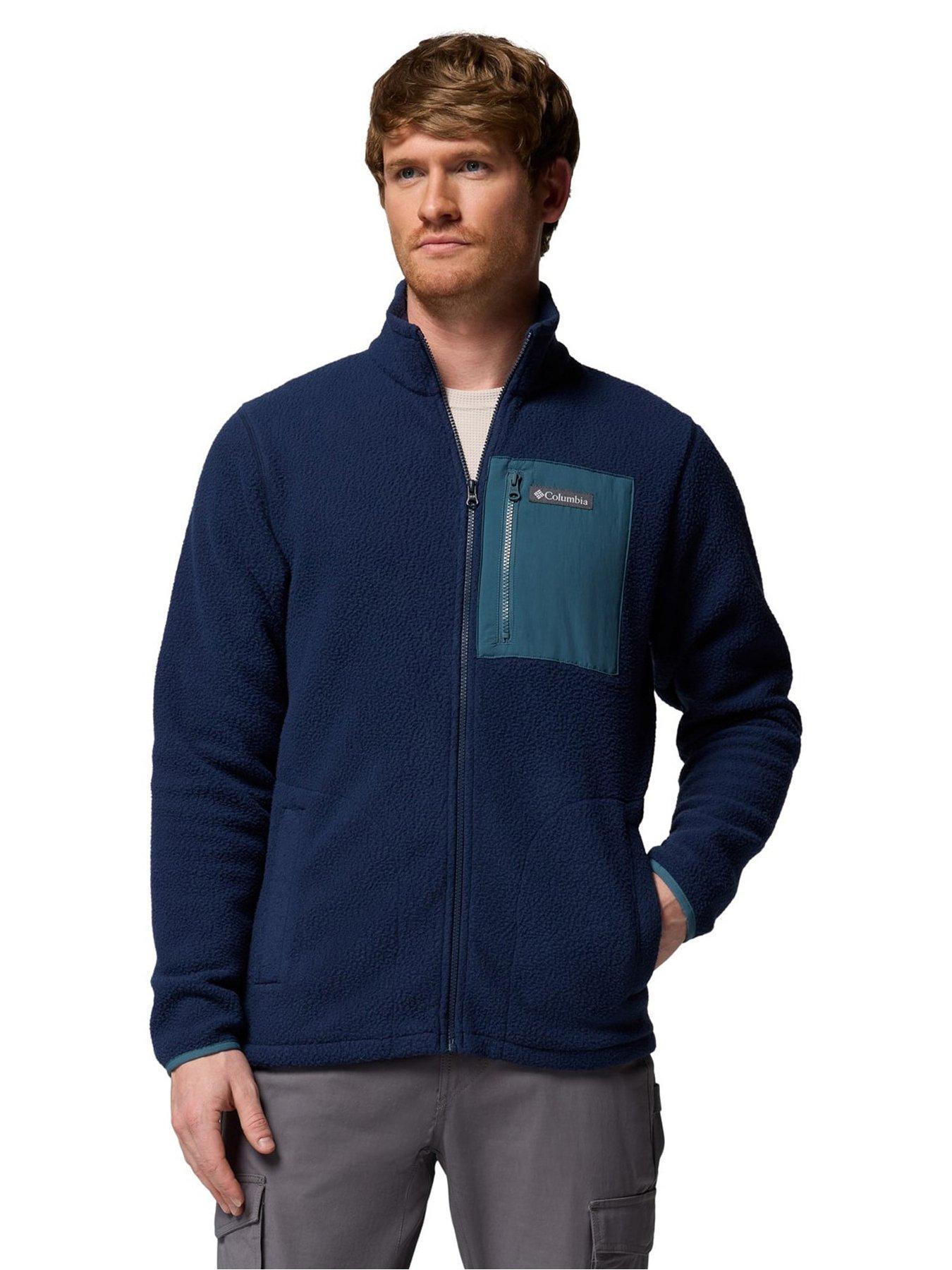 undefined Mens Jasper Ridge Pebbled Full Zip - Navy