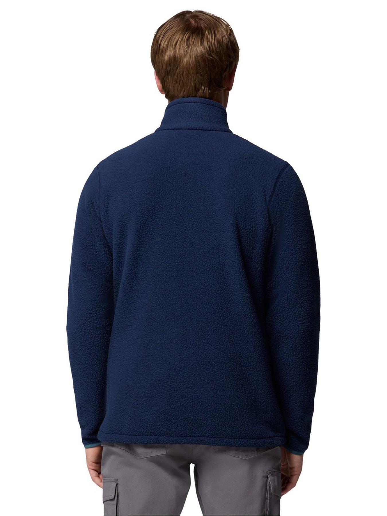 Image 2 of 5 of Columbia Mens Jasper Ridge Pebbled Full Zip - Navy