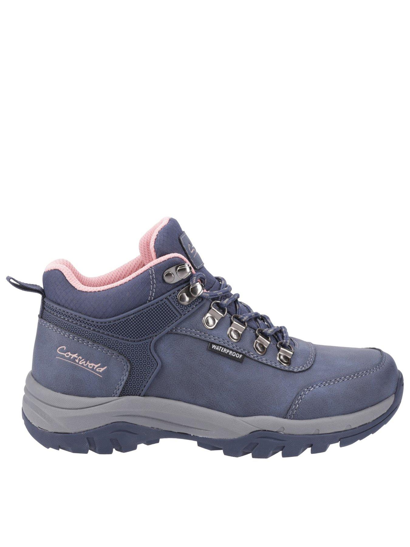  image of cotswold-womens-overbury-walking-boots-blue