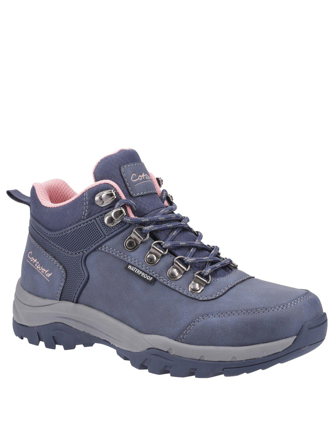  image of cotswold-womens-overbury-walking-boots-blue