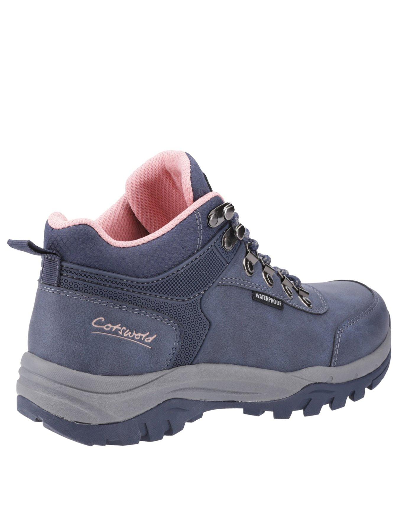  image of cotswold-womens-overbury-walking-boots-blue
