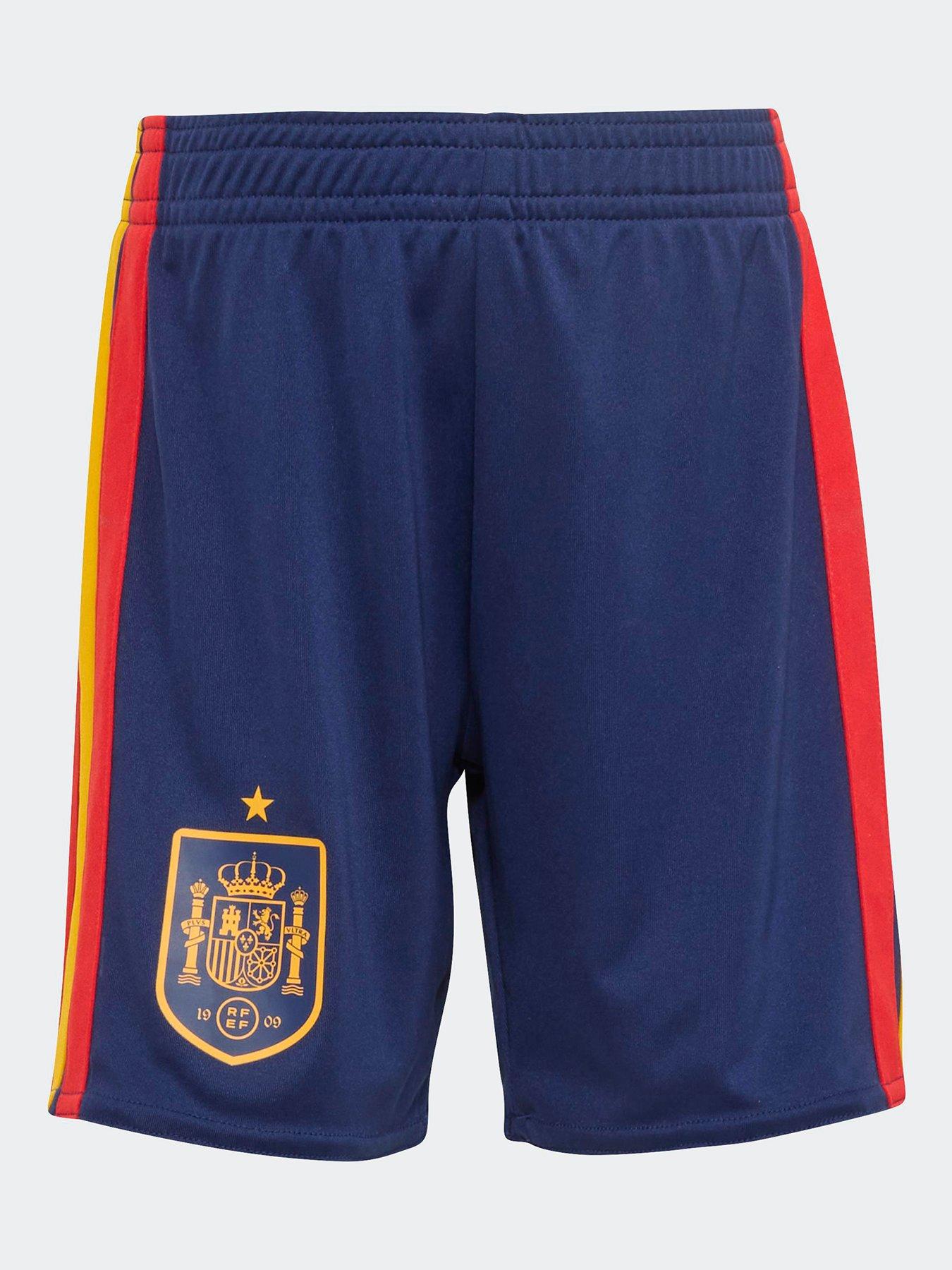  image of adidas-junior-spain-replica-26-home-mini-football-kit-red