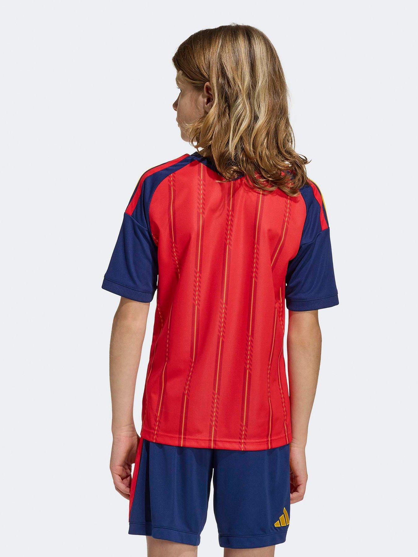  image of adidas-junior-spain-replica-26-home-football-kit-red