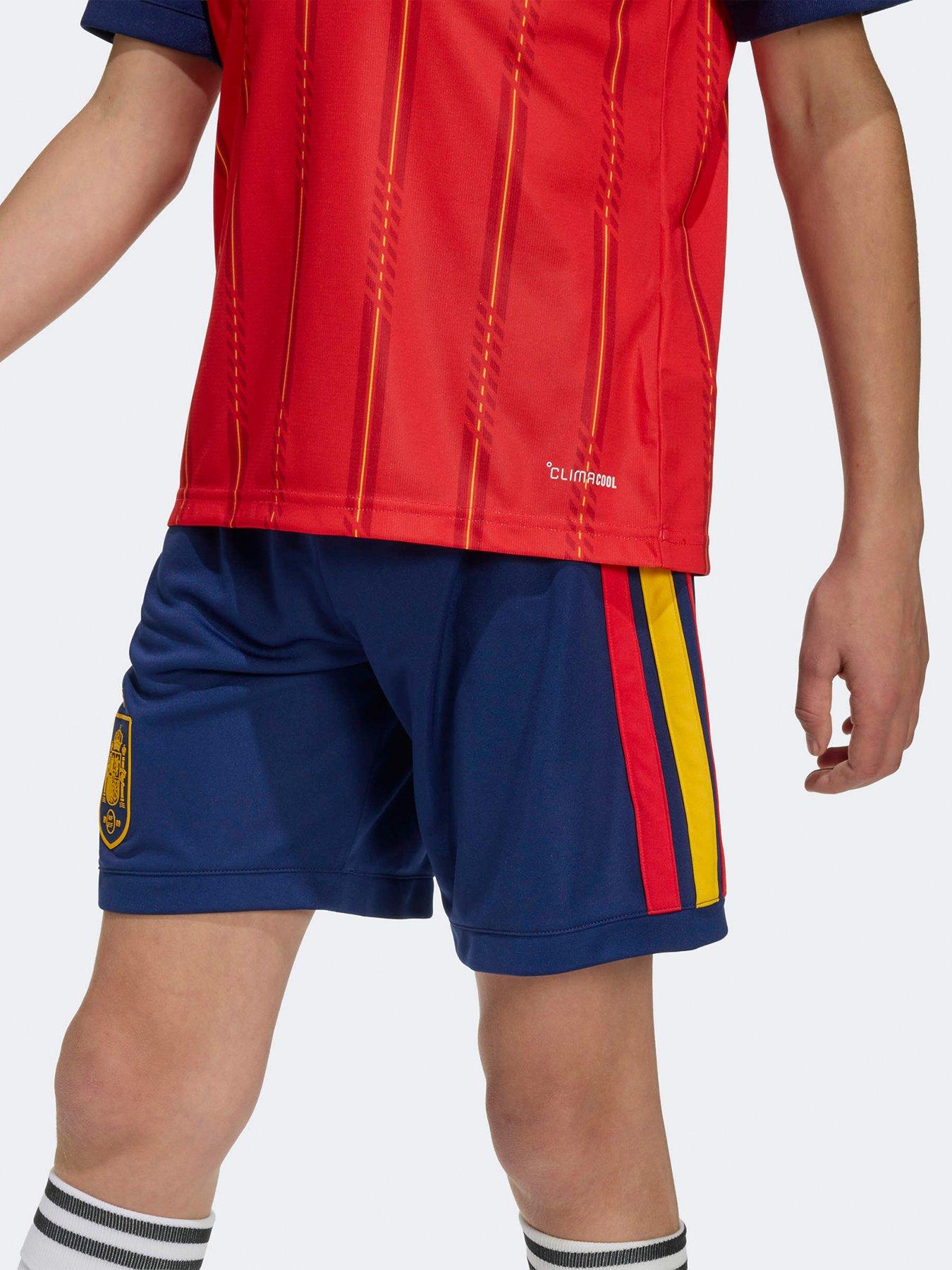  image of adidas-junior-spain-replica-26-home-football-kit-red