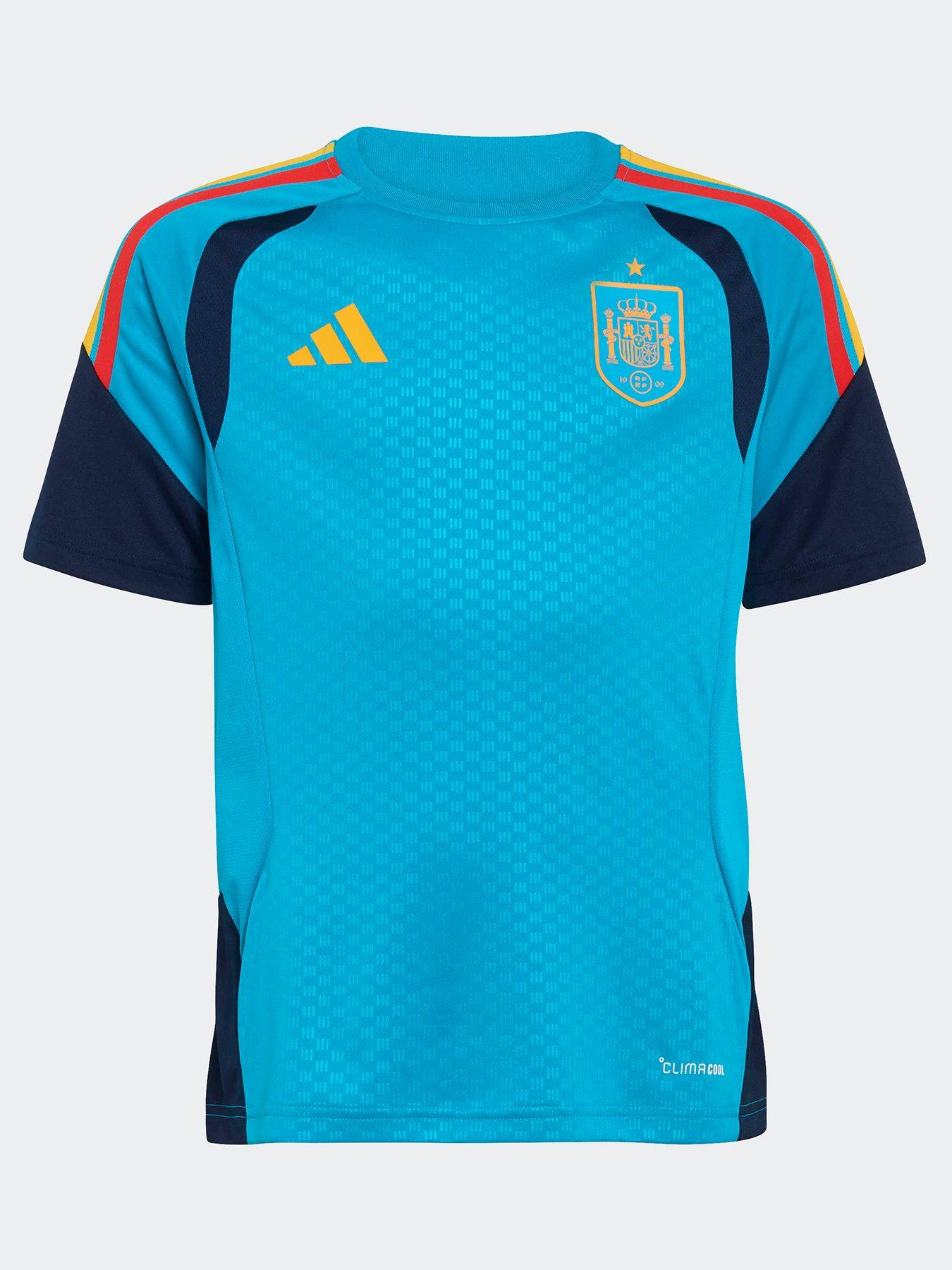 adidas Junior Spain 26 Tiro Training Shirt - Blue