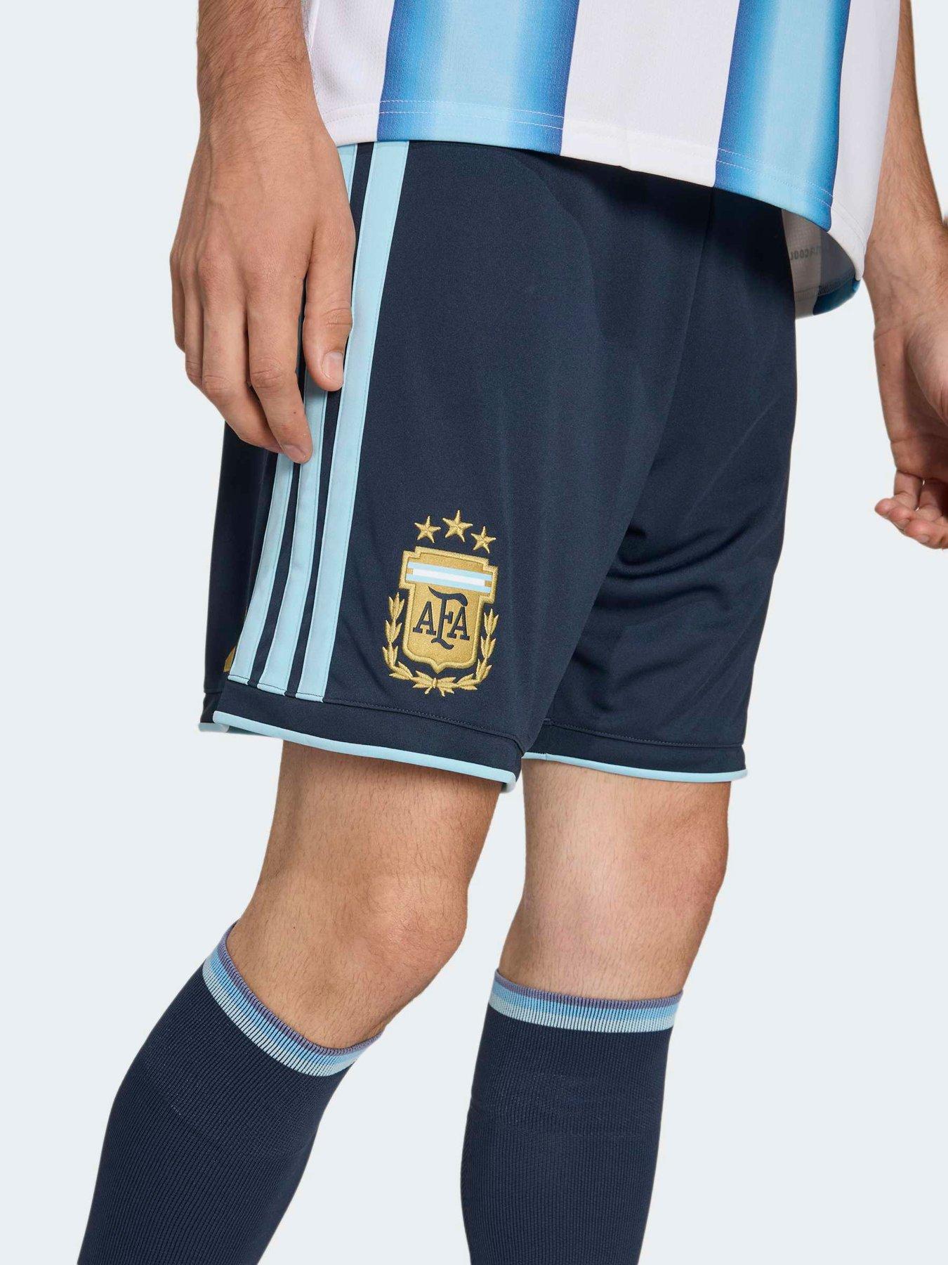  image of adidas-mens-argentina-replica-26-home-football-shorts-navy