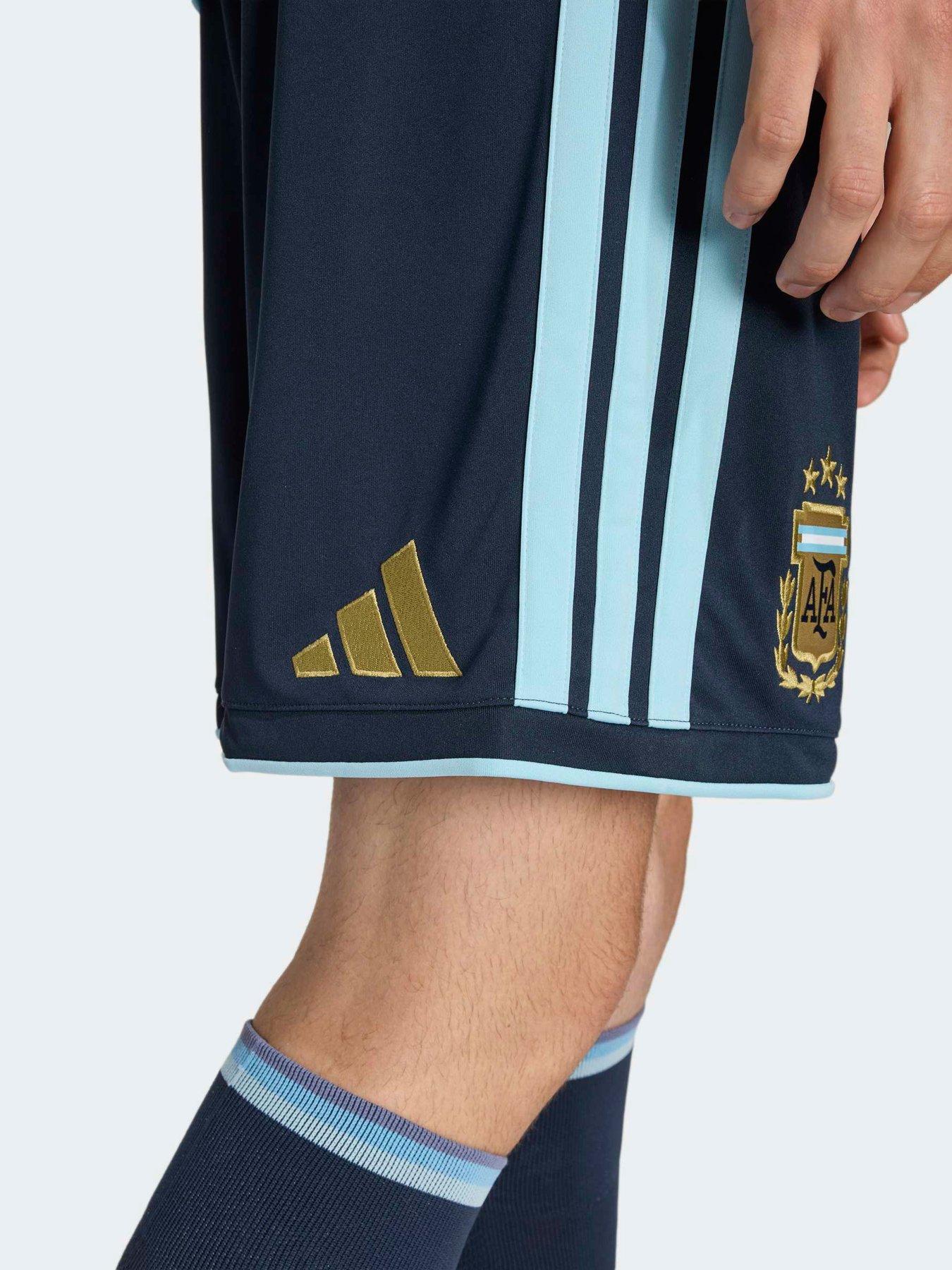  image of adidas-mens-argentina-replica-26-home-football-shorts-navy