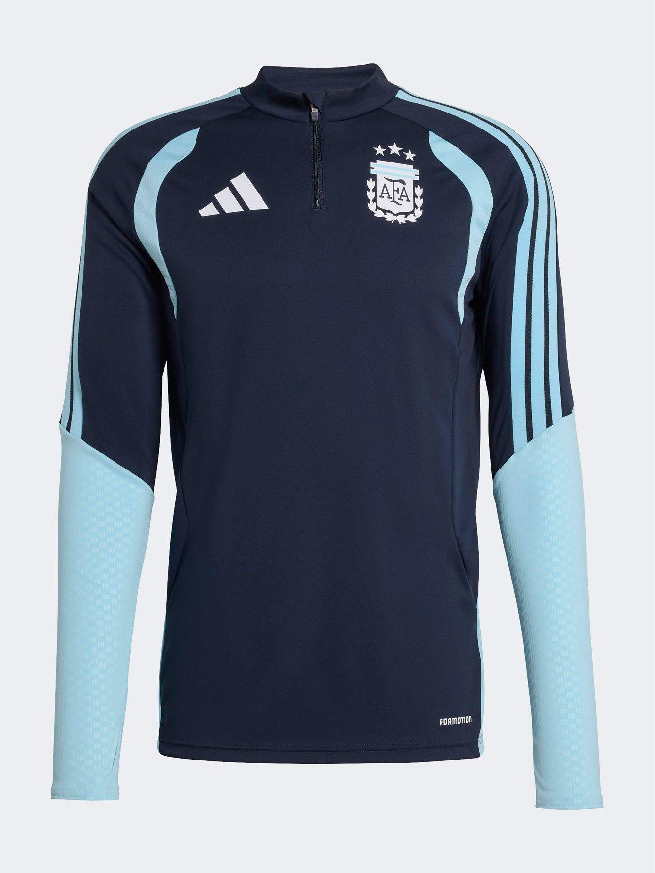 front image of adidas-mens-argentina-26-tiro-training-top-navy