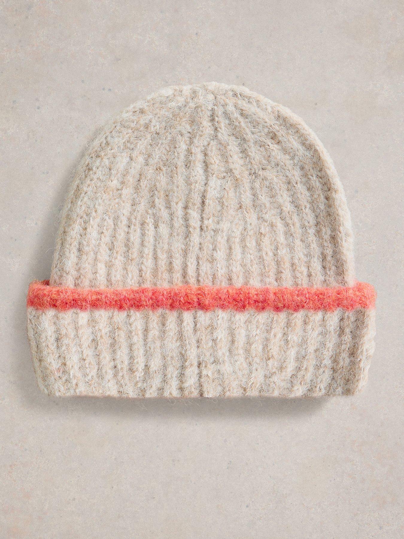 Image 2 of 2 of White Stuff Colourblock Knitted Beanie - Multi