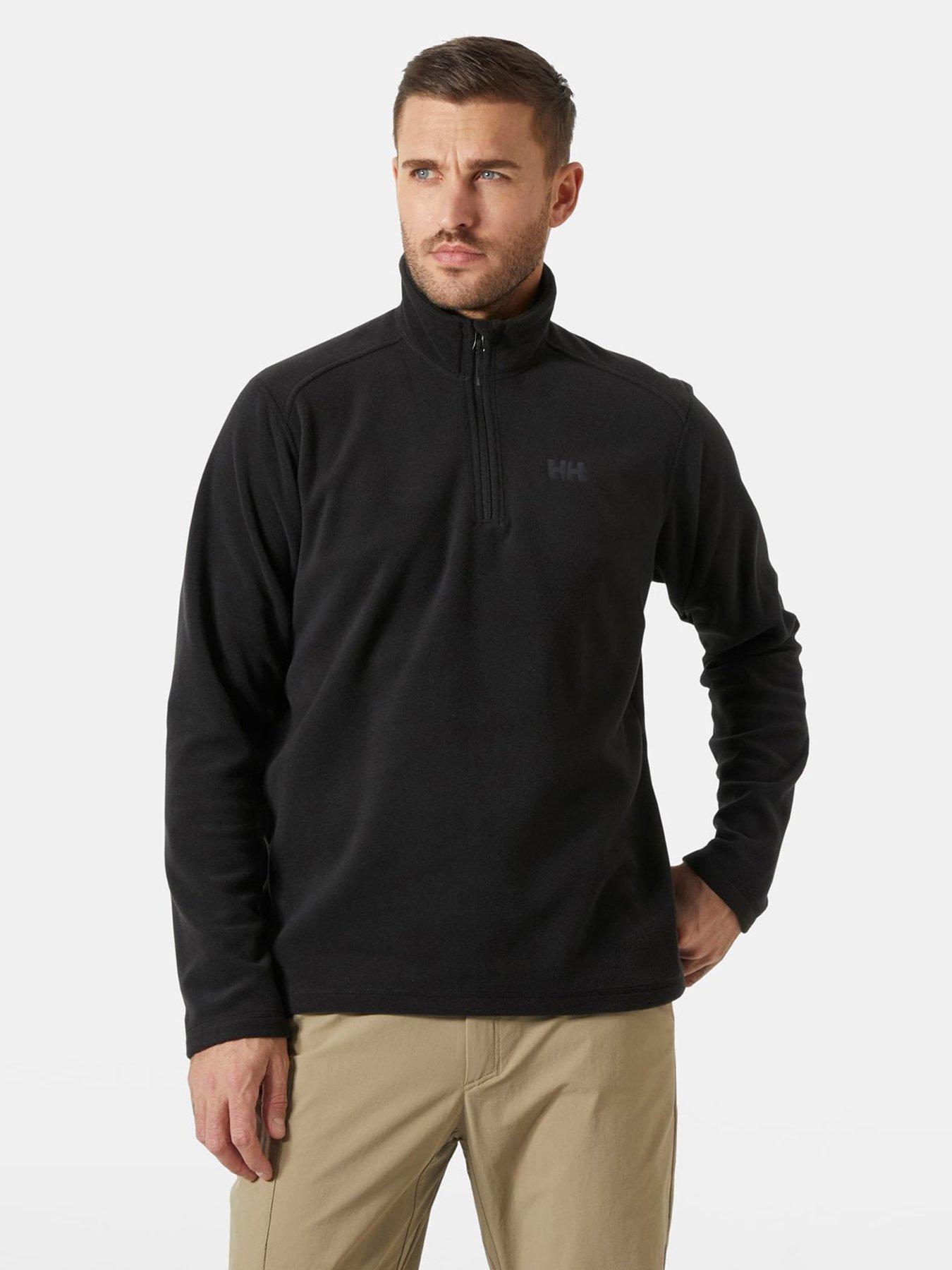 undefined Mens Daybreaker 1/2 Zip Fleece - Black